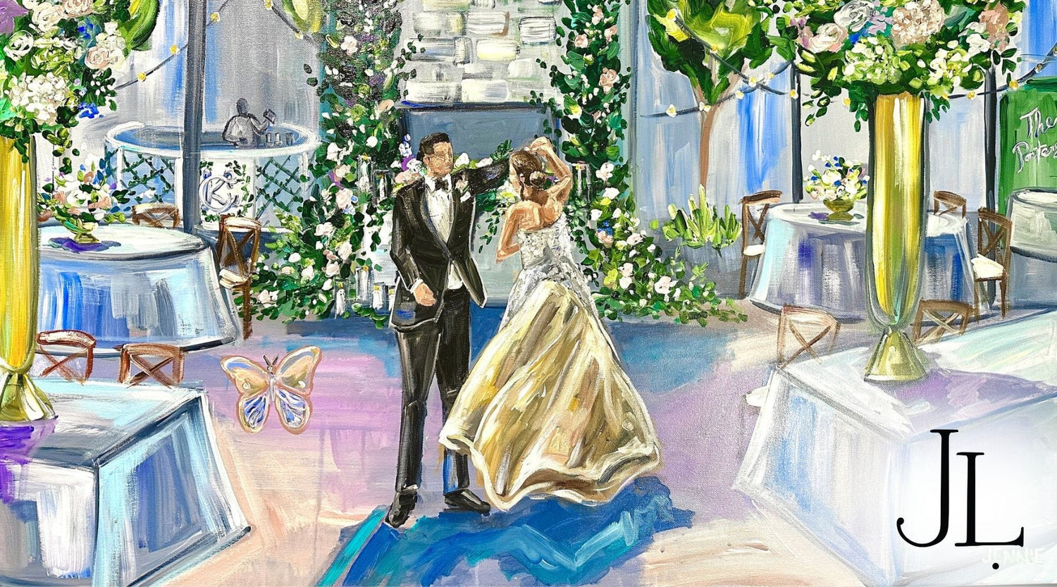 Live Wedding Painting & Emotional Storytelling with Jennie Tucker