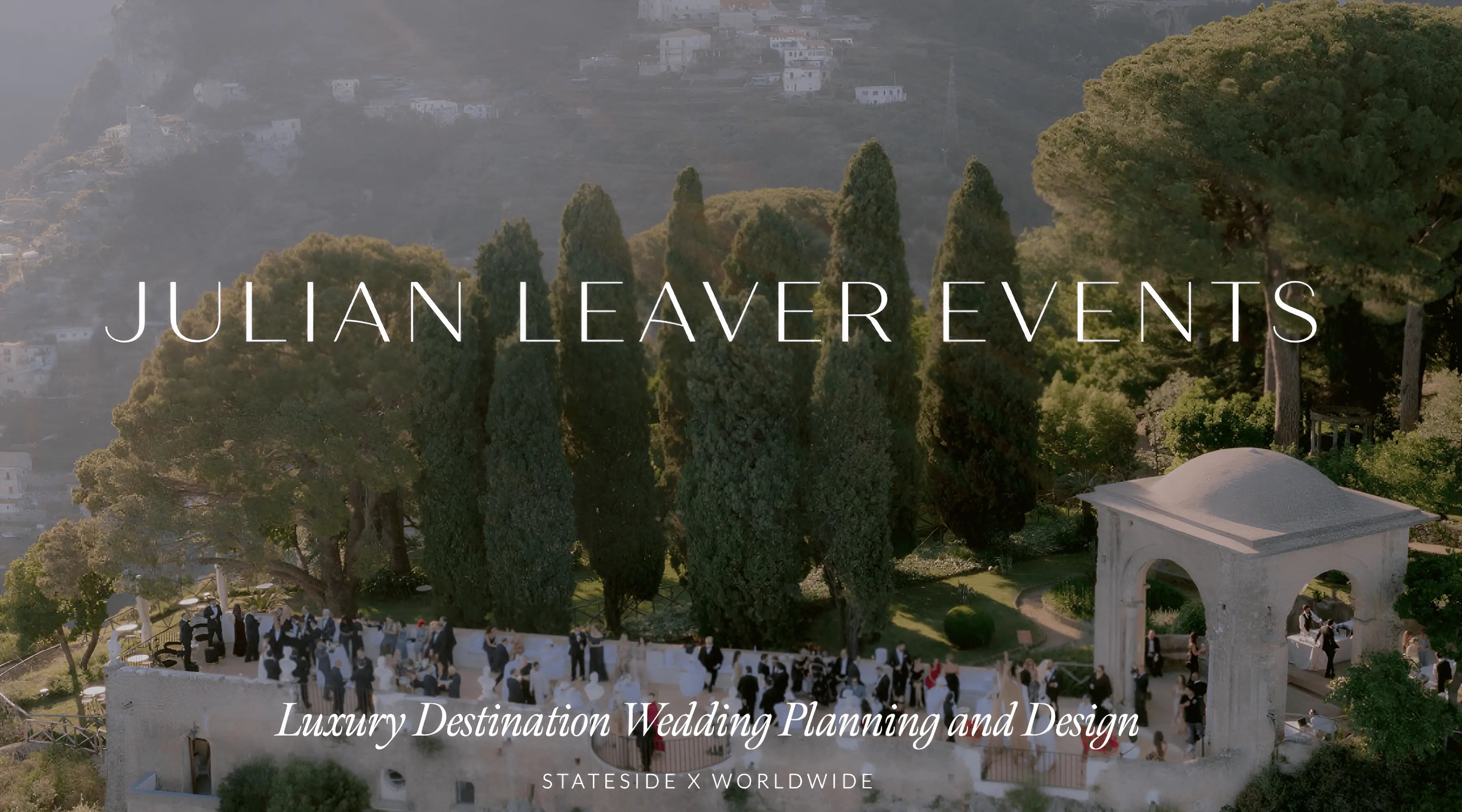 Aerial Overview of Wedding Venue - DBANDREA