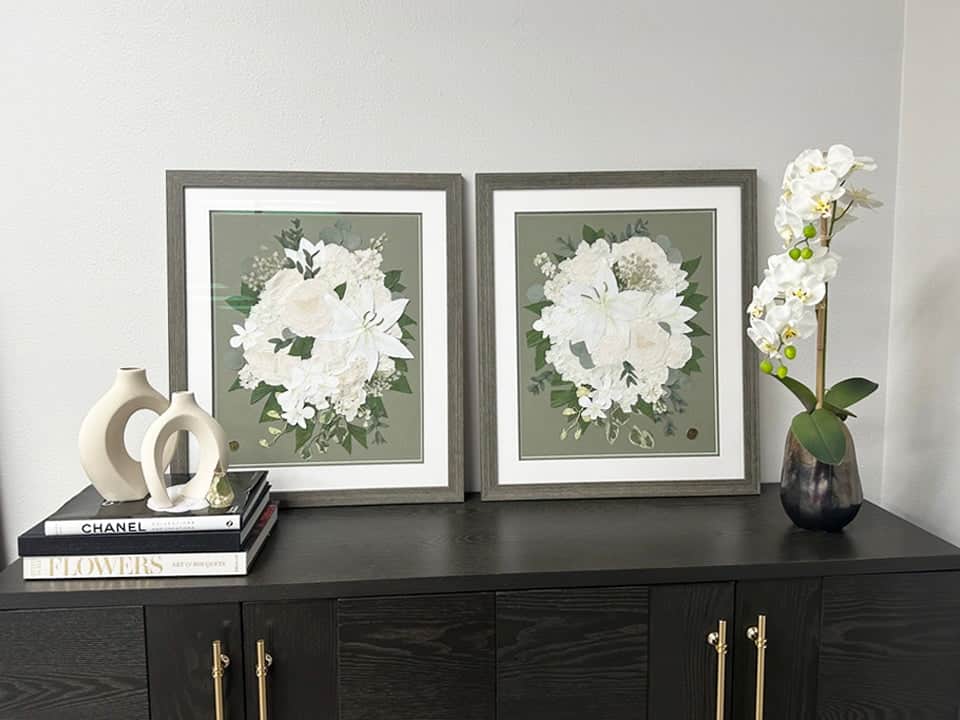 Flower Preservation Framed - DBANDREA