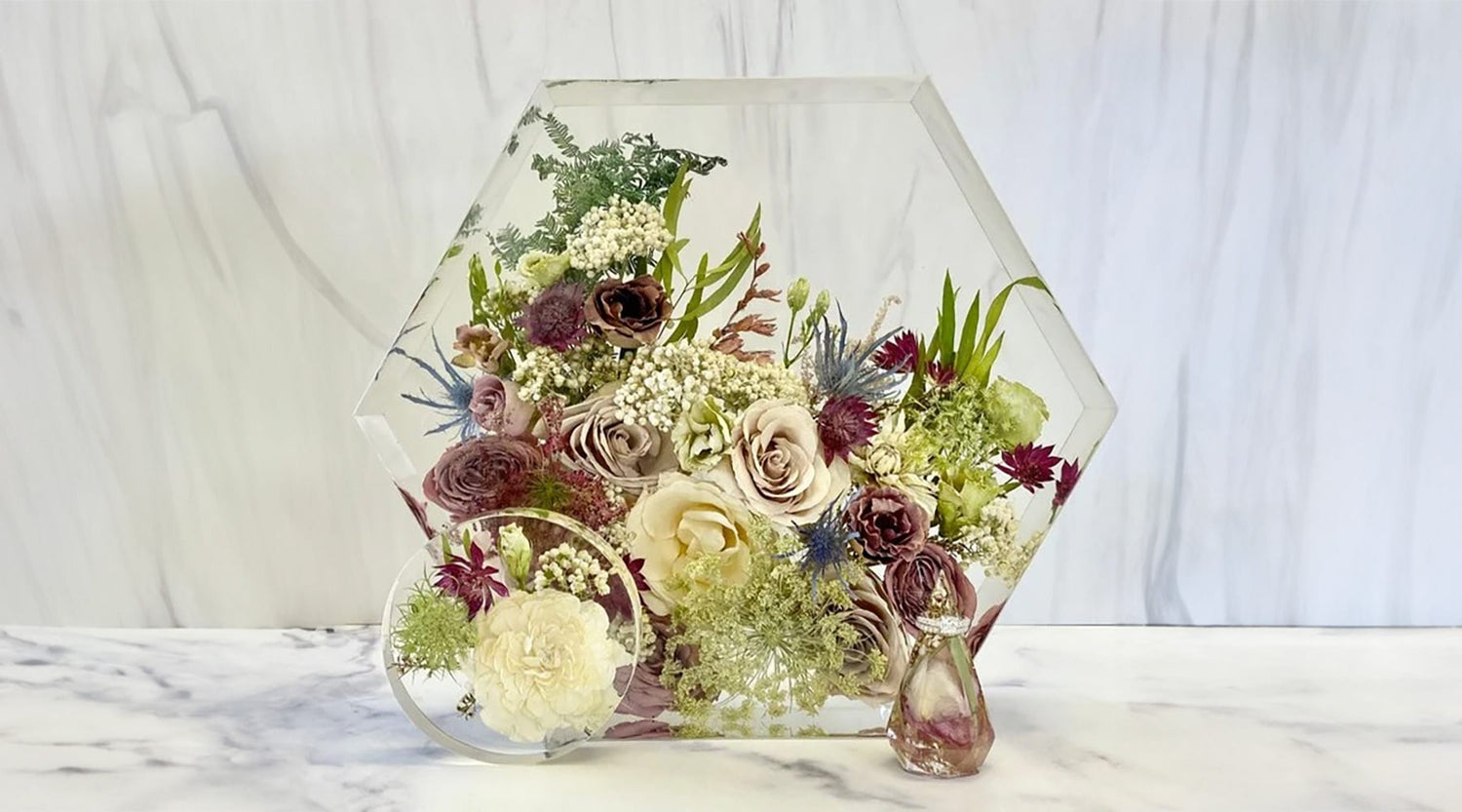 Floral Block Bouquet Preservation - DBandrea