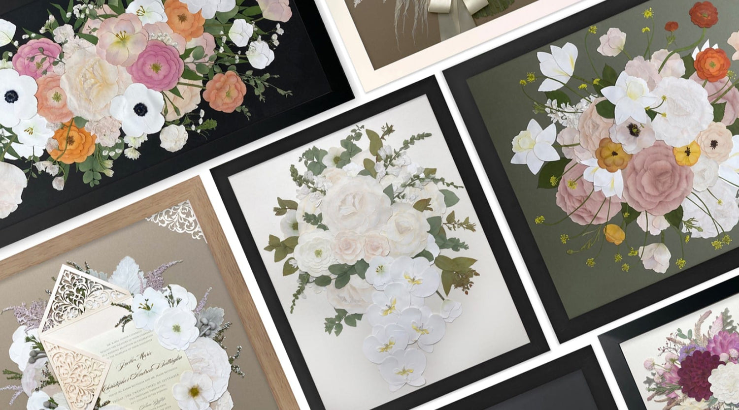 Pressed Wedding Flower Preservation - dbandrea