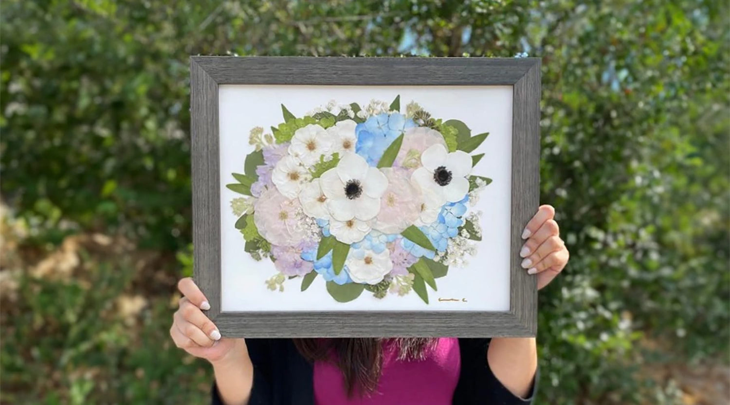 Pressed Wedding Bouquet Preservation - DBandrea