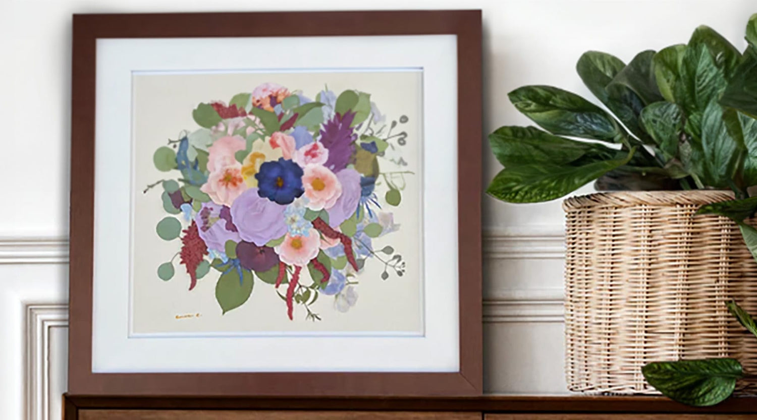 Pressed Bridal Bouquet Preservation - DBandrea