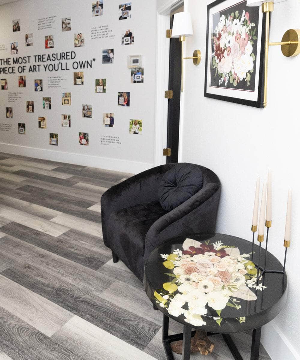 Resin Bouquet Preservation Table - Dbandrea