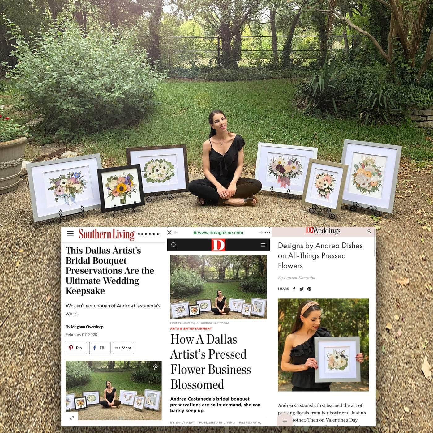 Andrea Cole Flower Preservation Feature - Dbandrea