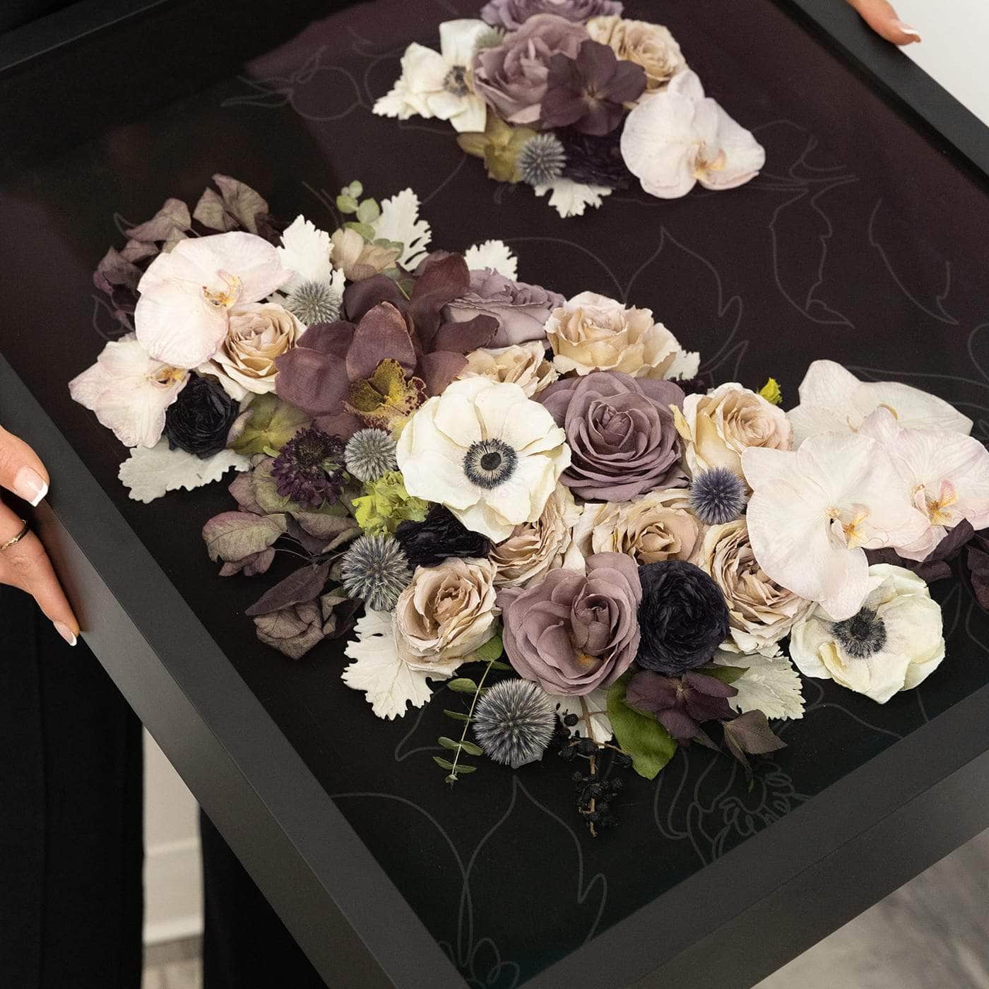 Shadow Box 3D Bouquet Preservation - Dbandrea