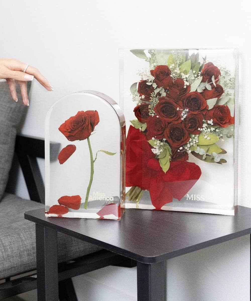 DBA Resin Floral Block Bouquet Preservation - DBAndrea