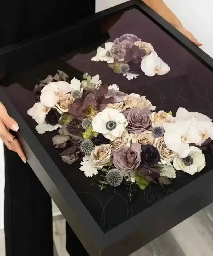 3D Shadow Box Bouquet Preservation - dbandrea