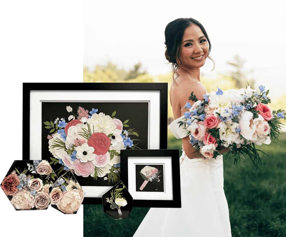Wedding Bouquet Preservation - Designs By Andrea