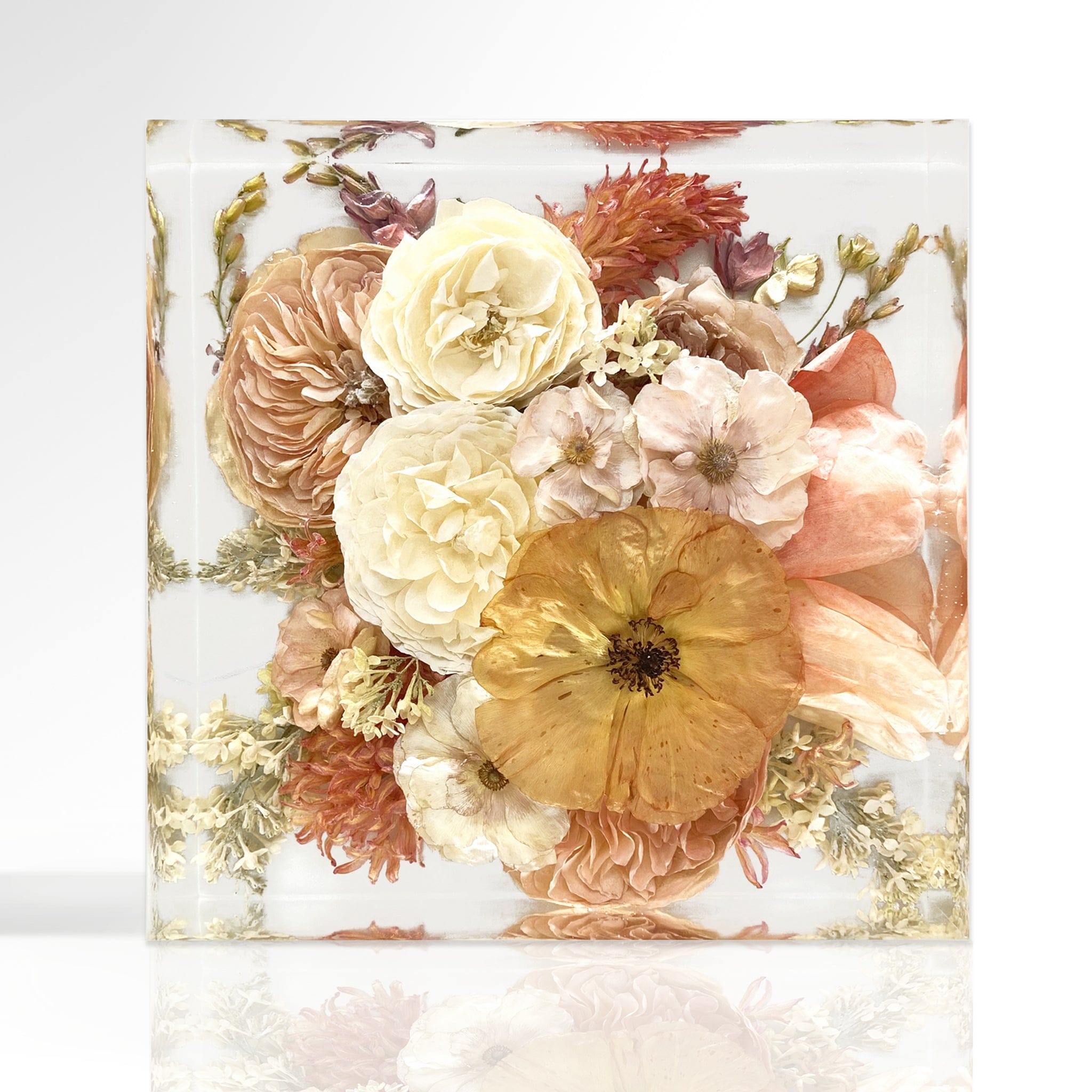 dbandrea Floral Block 10" x 10" Square Floral Block