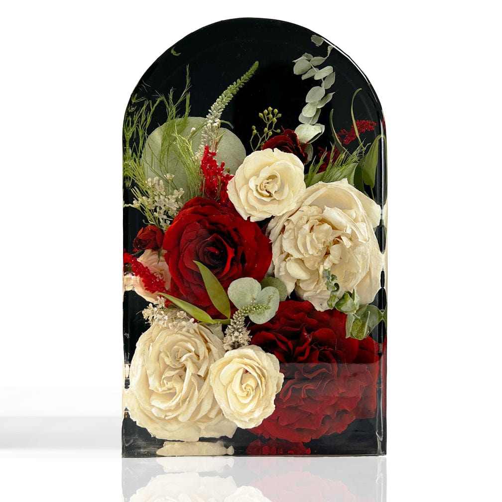 dbandrea Floral Block 10" x 6.5" Arch