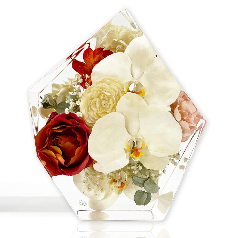 dbandrea Floral Block 10" x 8.5" Gem