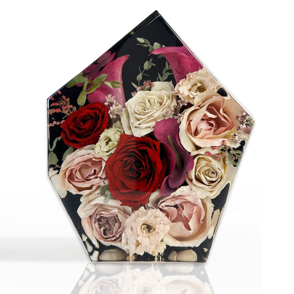 dbandrea Floral Block 10" x 8.5" Gem