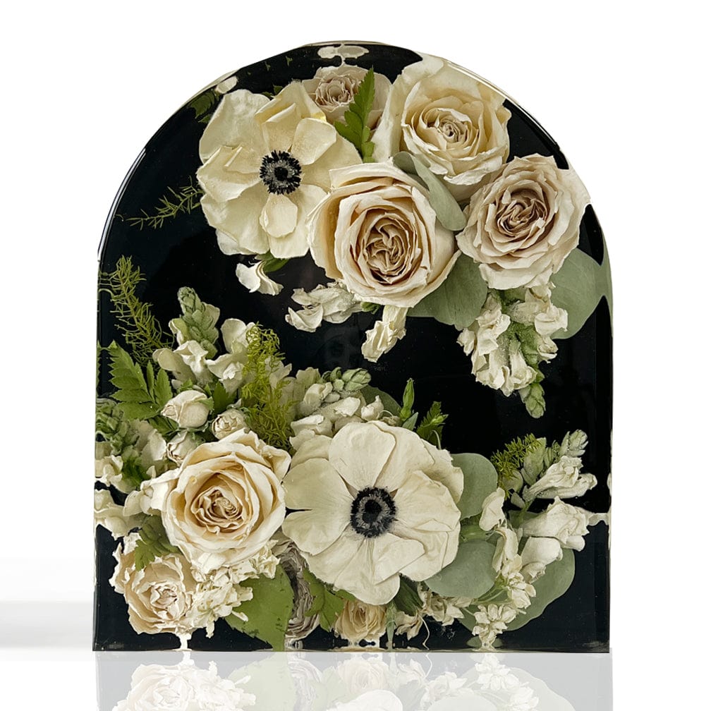 dbandrea Floral Block 10" x 8.75" Arch