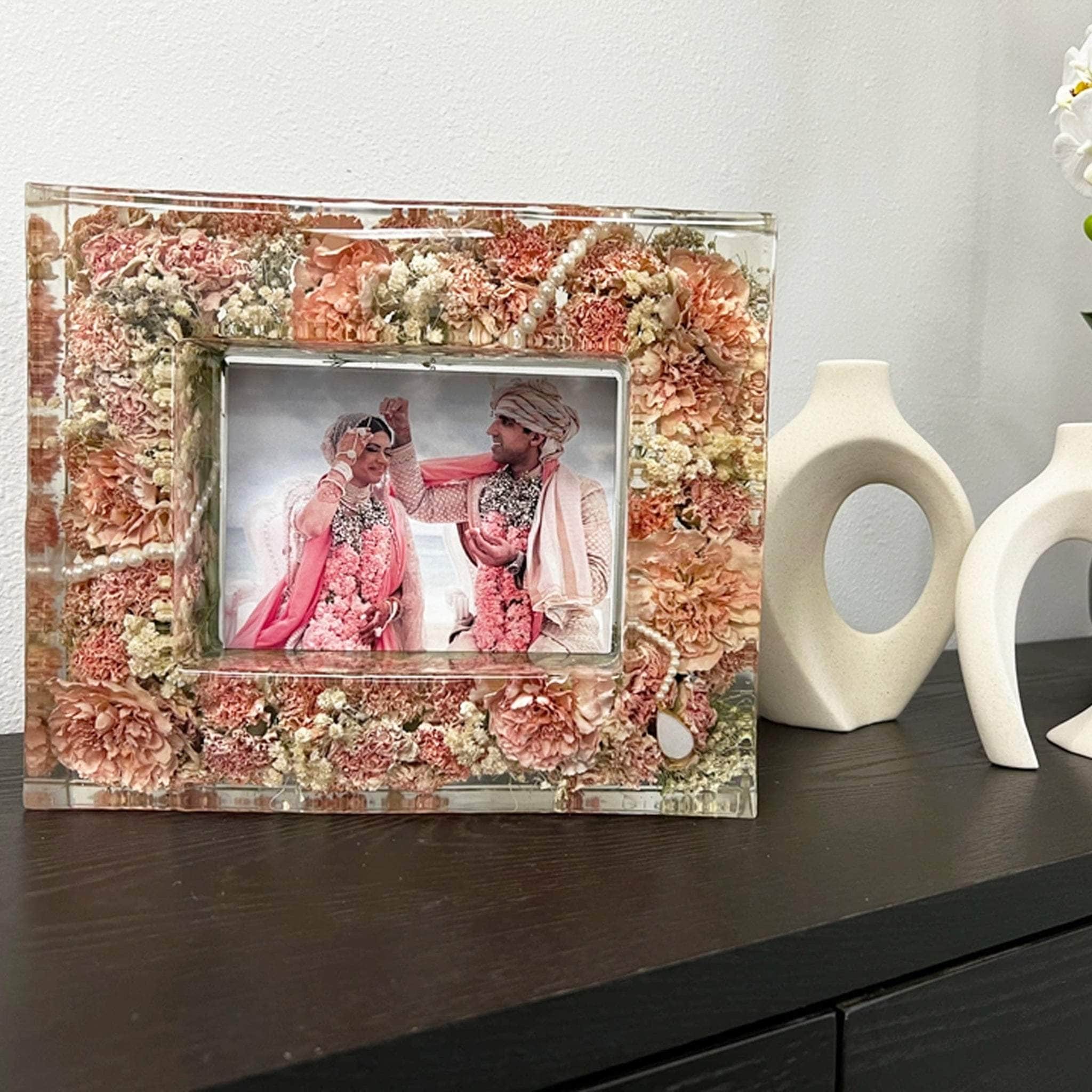 dbandrea Floral Block 11.75" x 10" Floral Frame