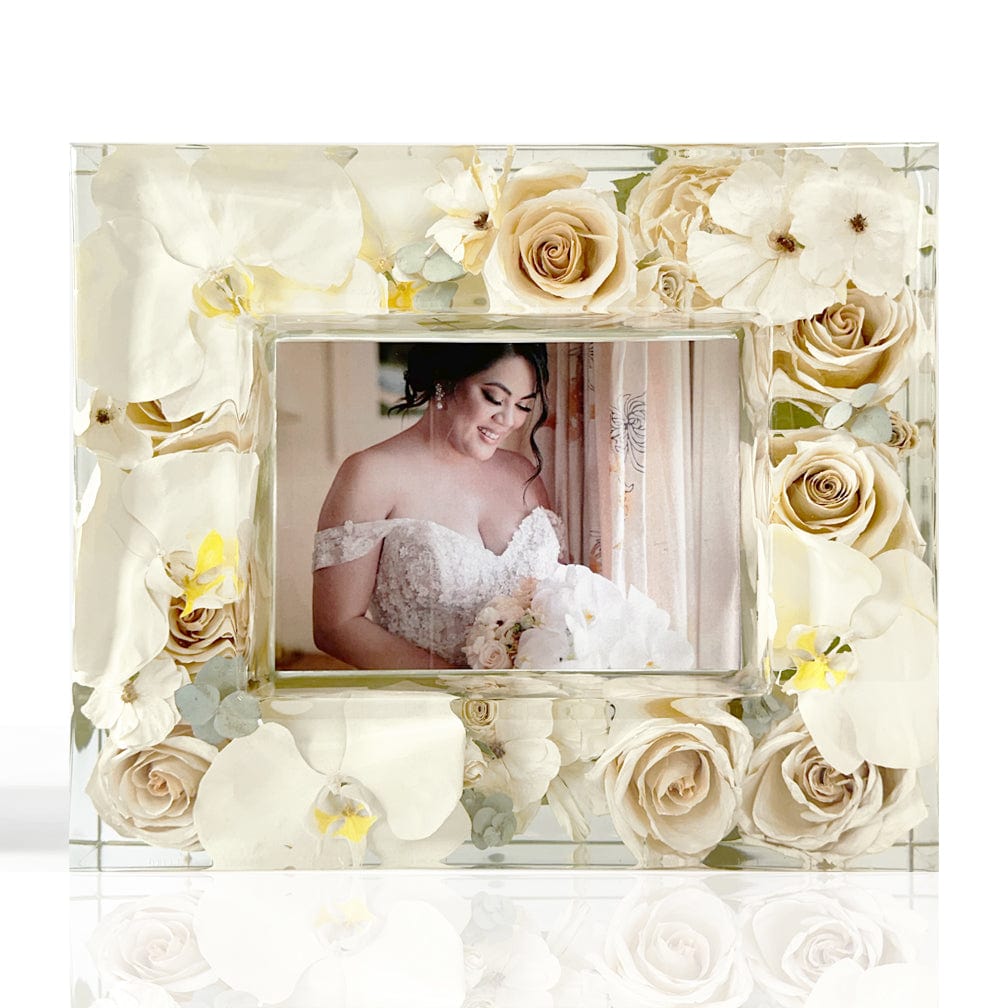 dbandrea Floral Block 11.75" x 10" Floral Frame