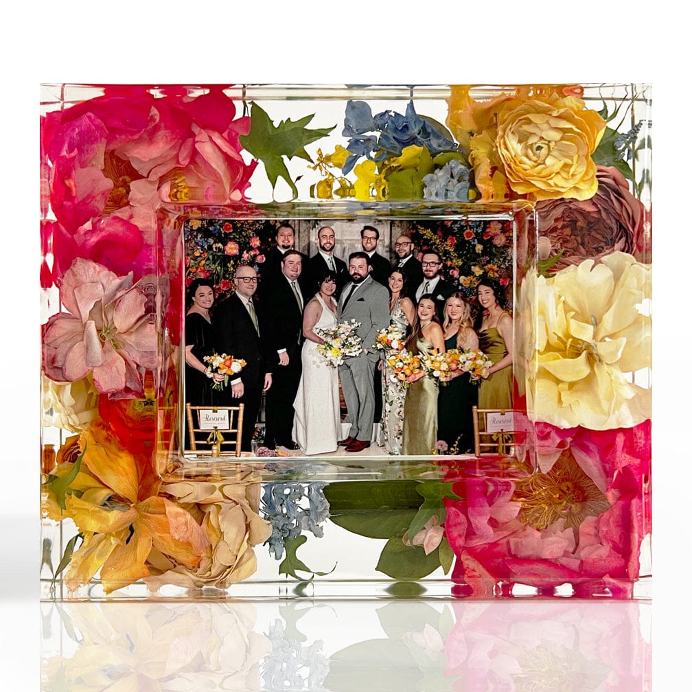dbandrea Floral Block 11.75" x 10" Floral Frame
