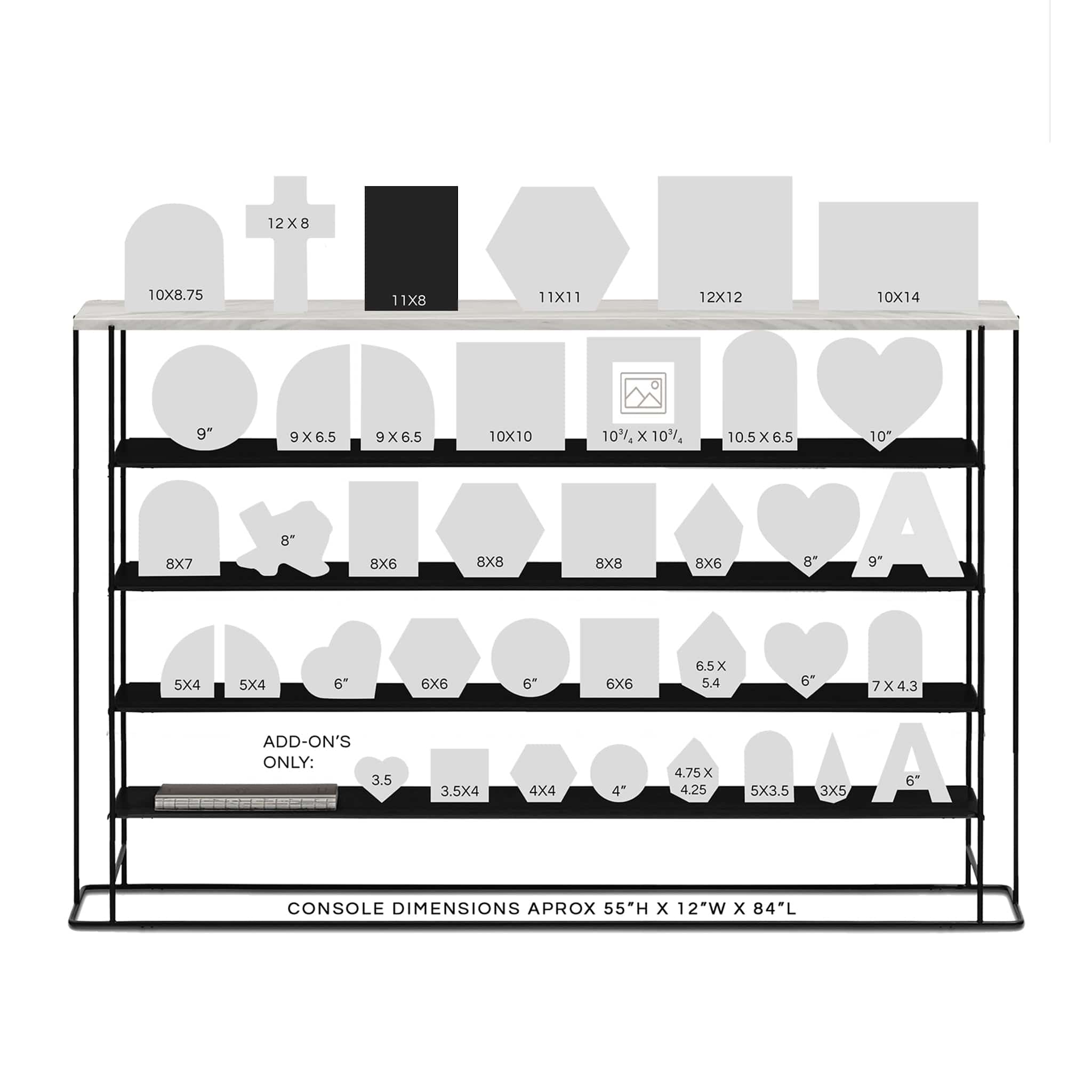 dbandrea Floral Block 11" x 8" Rectangle