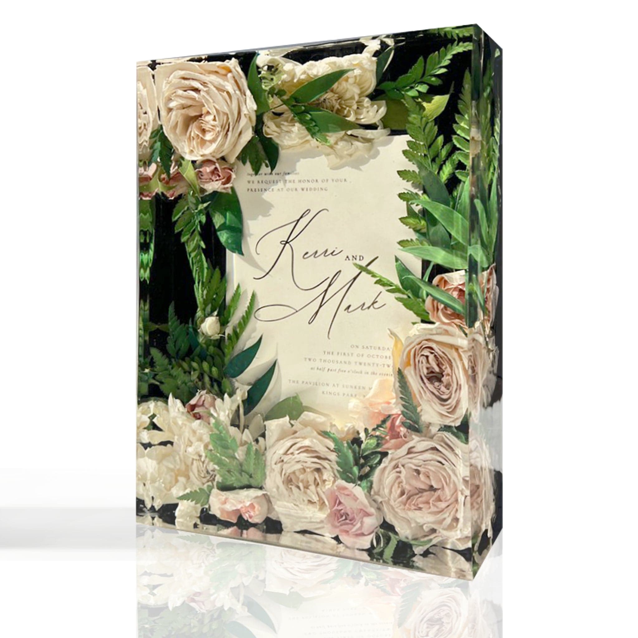 dbandrea Floral Block 11" x 8" Rectangle