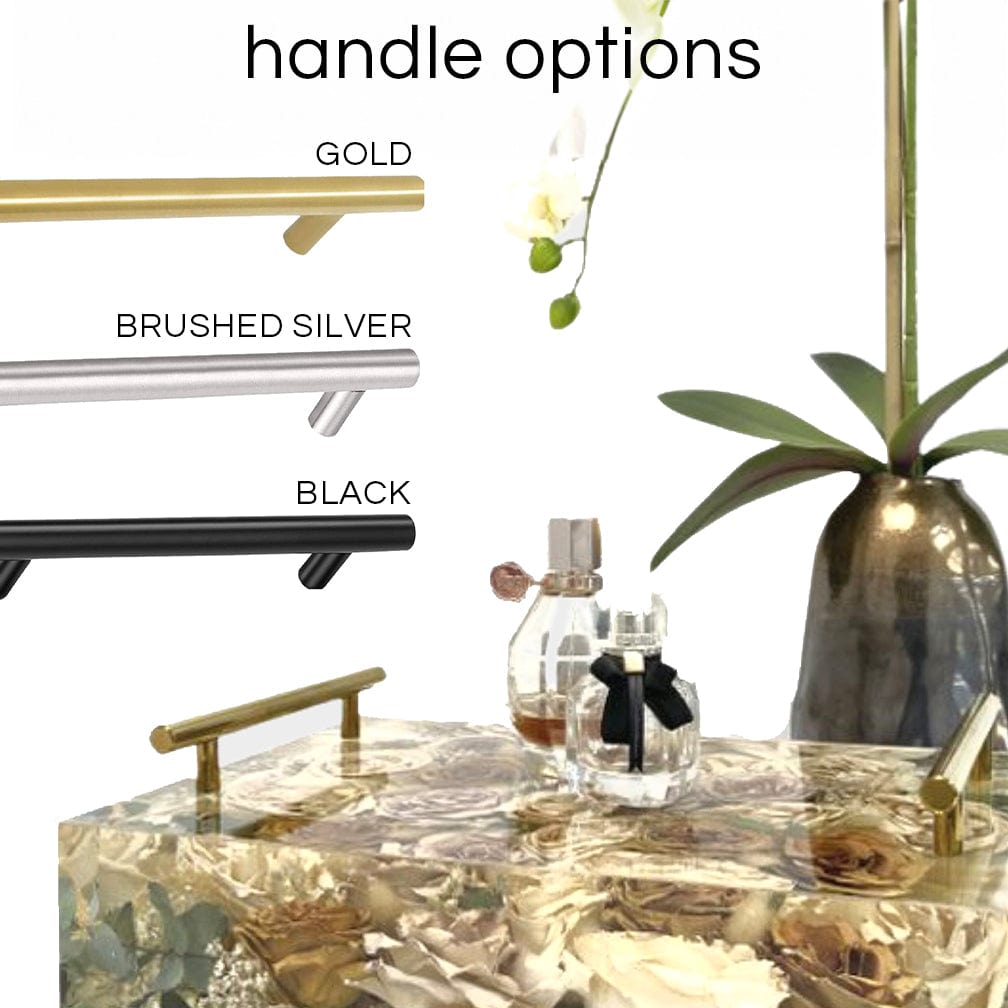 dbandrea Floral Block 11" x 8" Tray