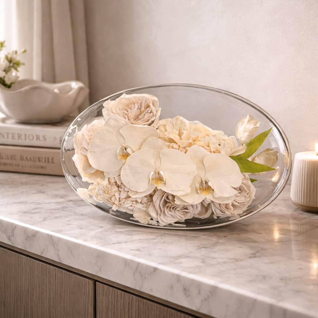 dbandrea Floral Block 12" Oval