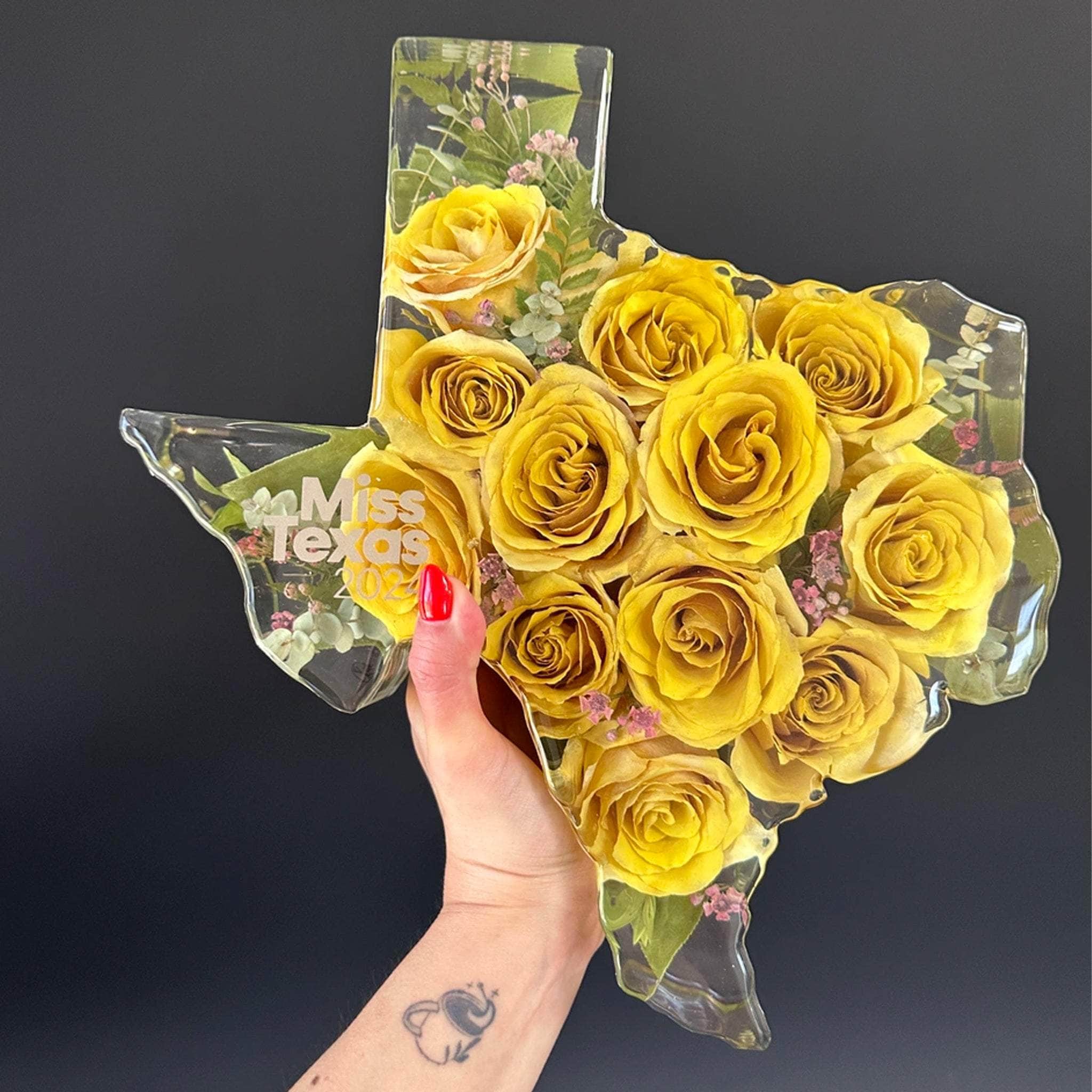 dbandrea Floral Block 12" Texas
