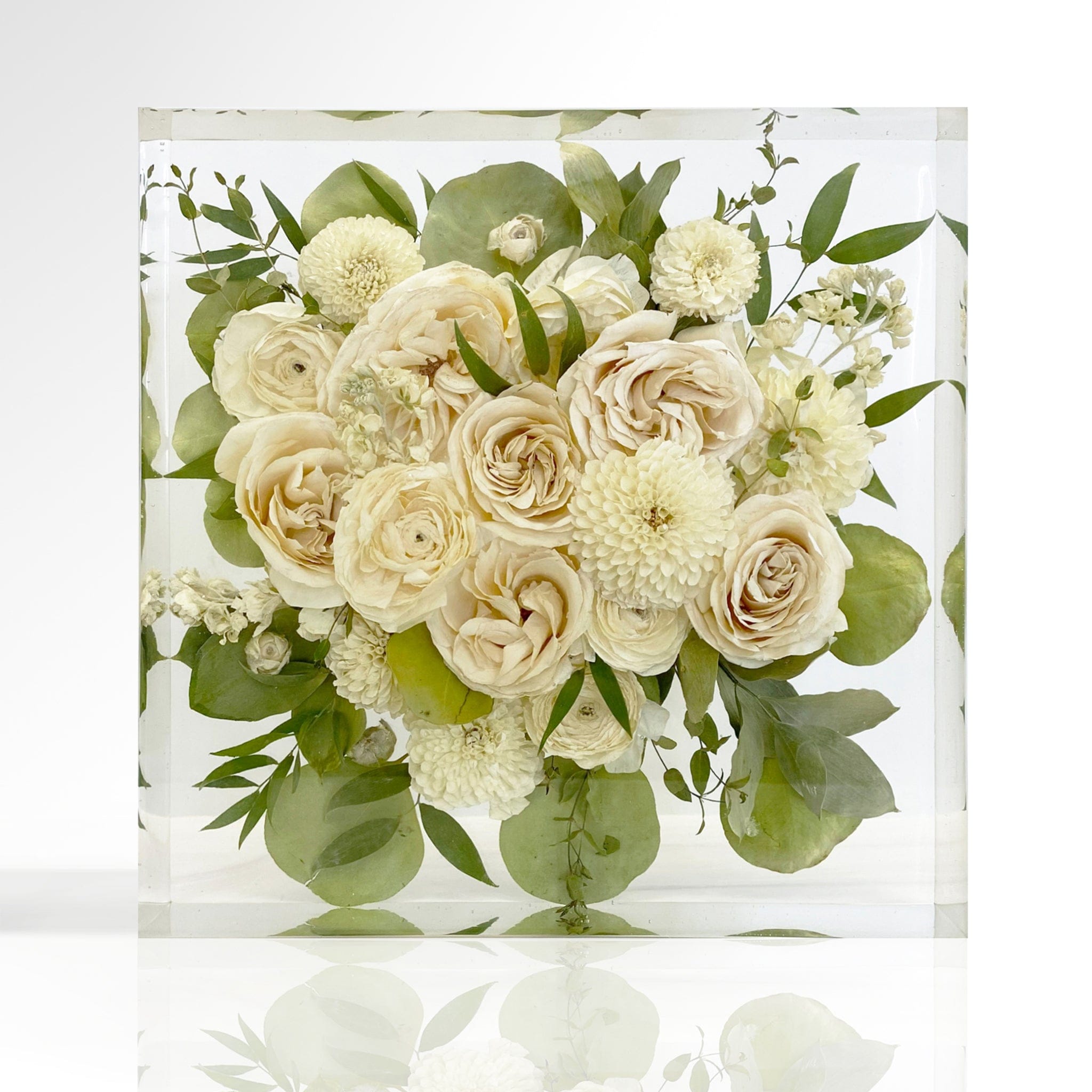 dbandrea Floral Block 12" x 12" Square