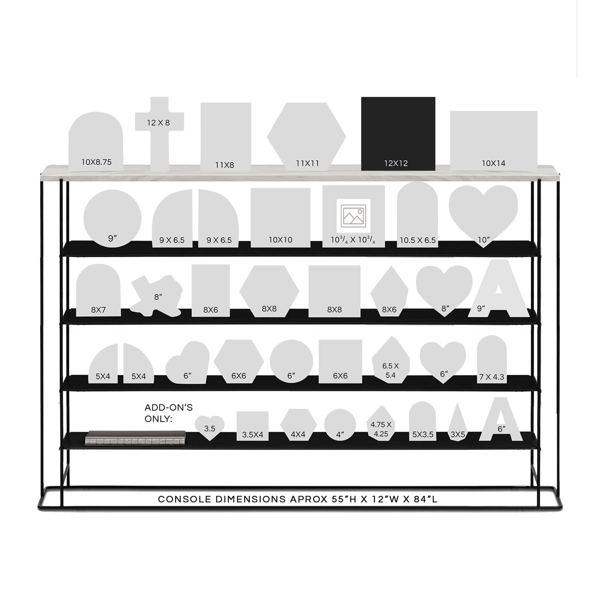 dbandrea Floral Block 12" x 12" Square