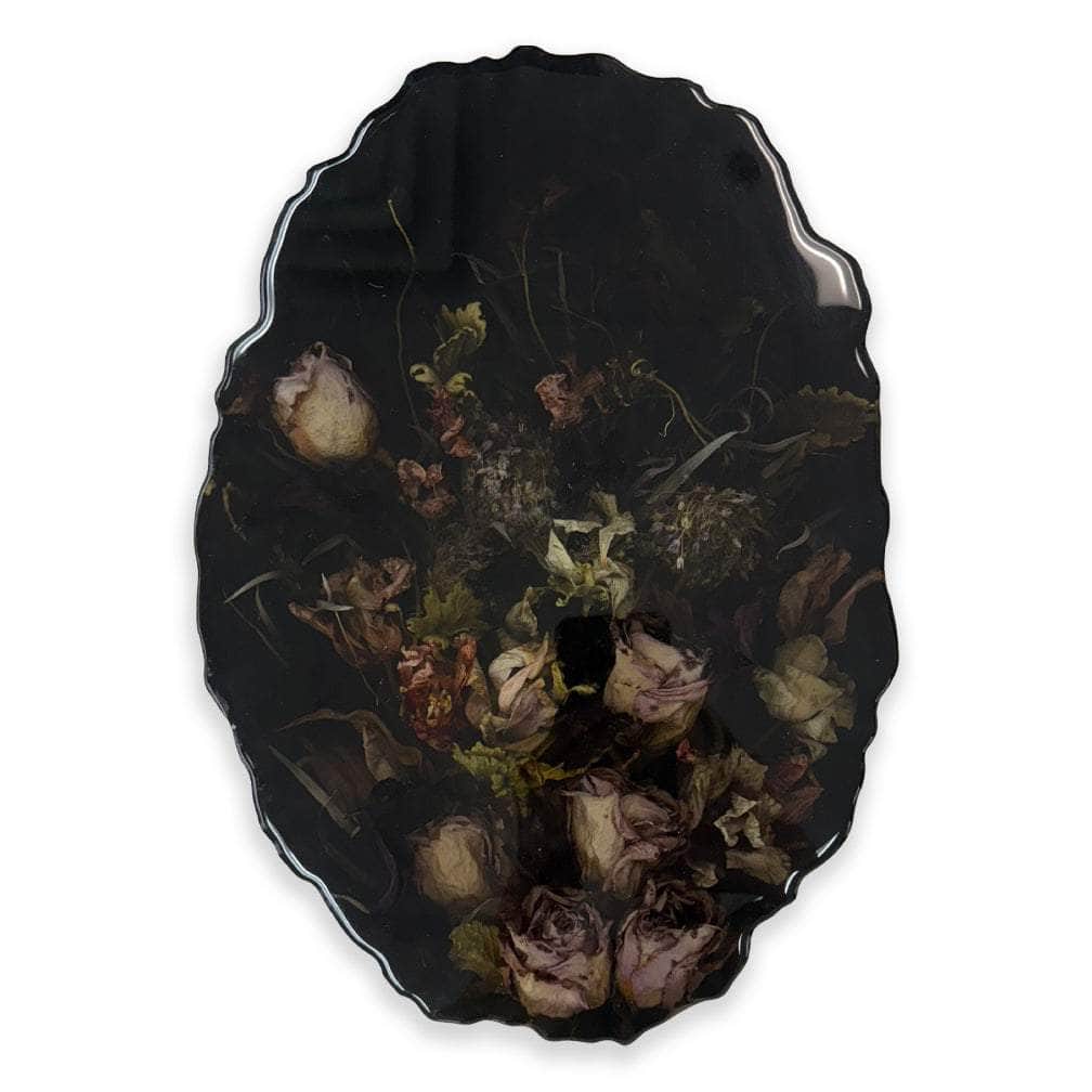 dbandrea Floral Block 14" Geo Oval