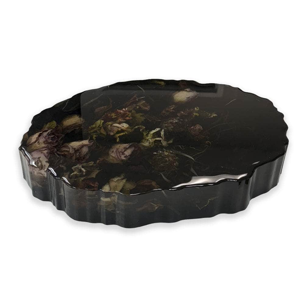 dbandrea Floral Block 14" Geo Oval