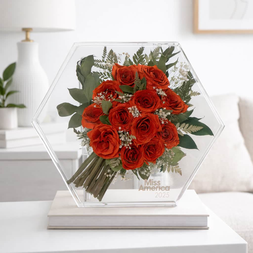 dbandrea Floral Block 14" Hexagon