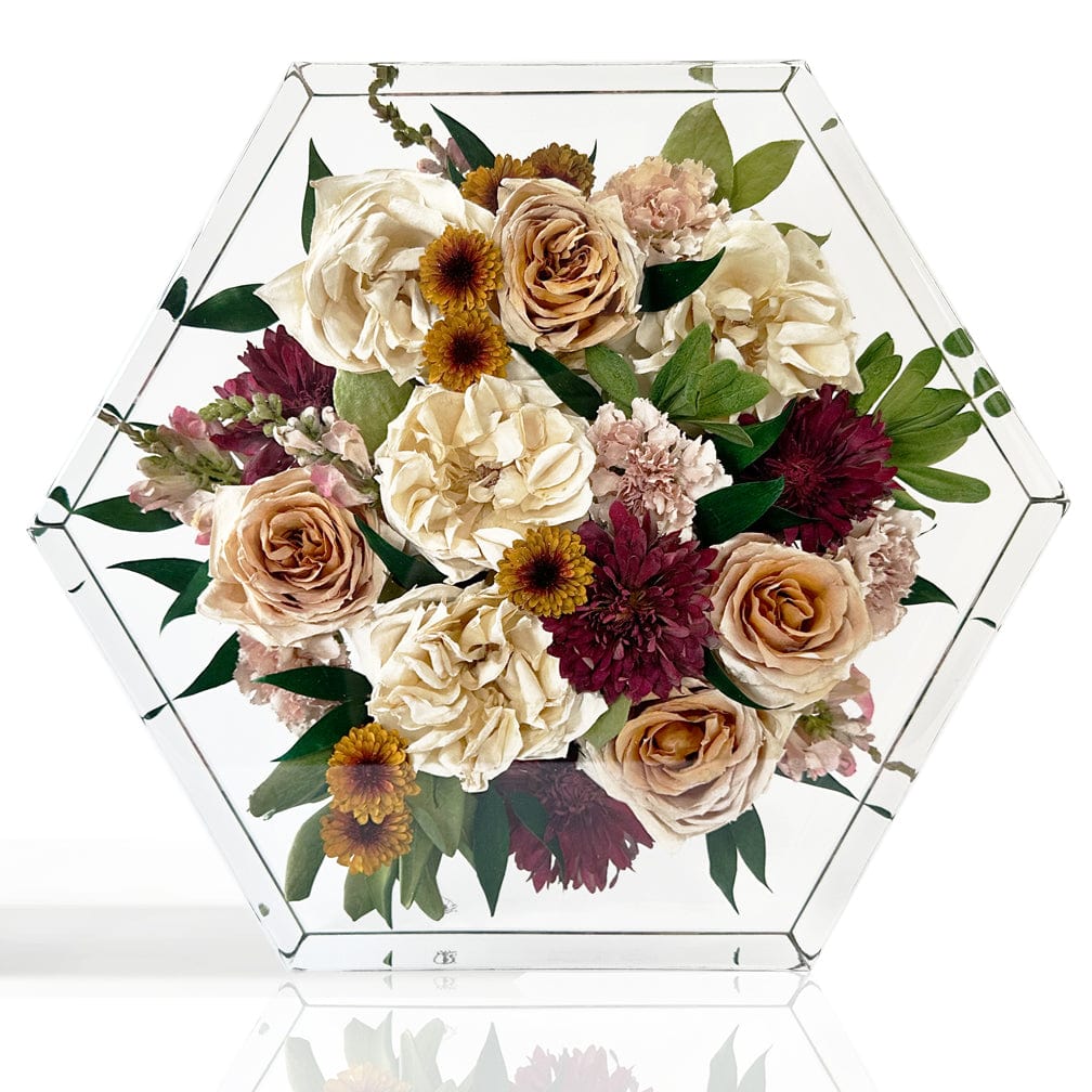 dbandrea Floral Block 14" Hexagon