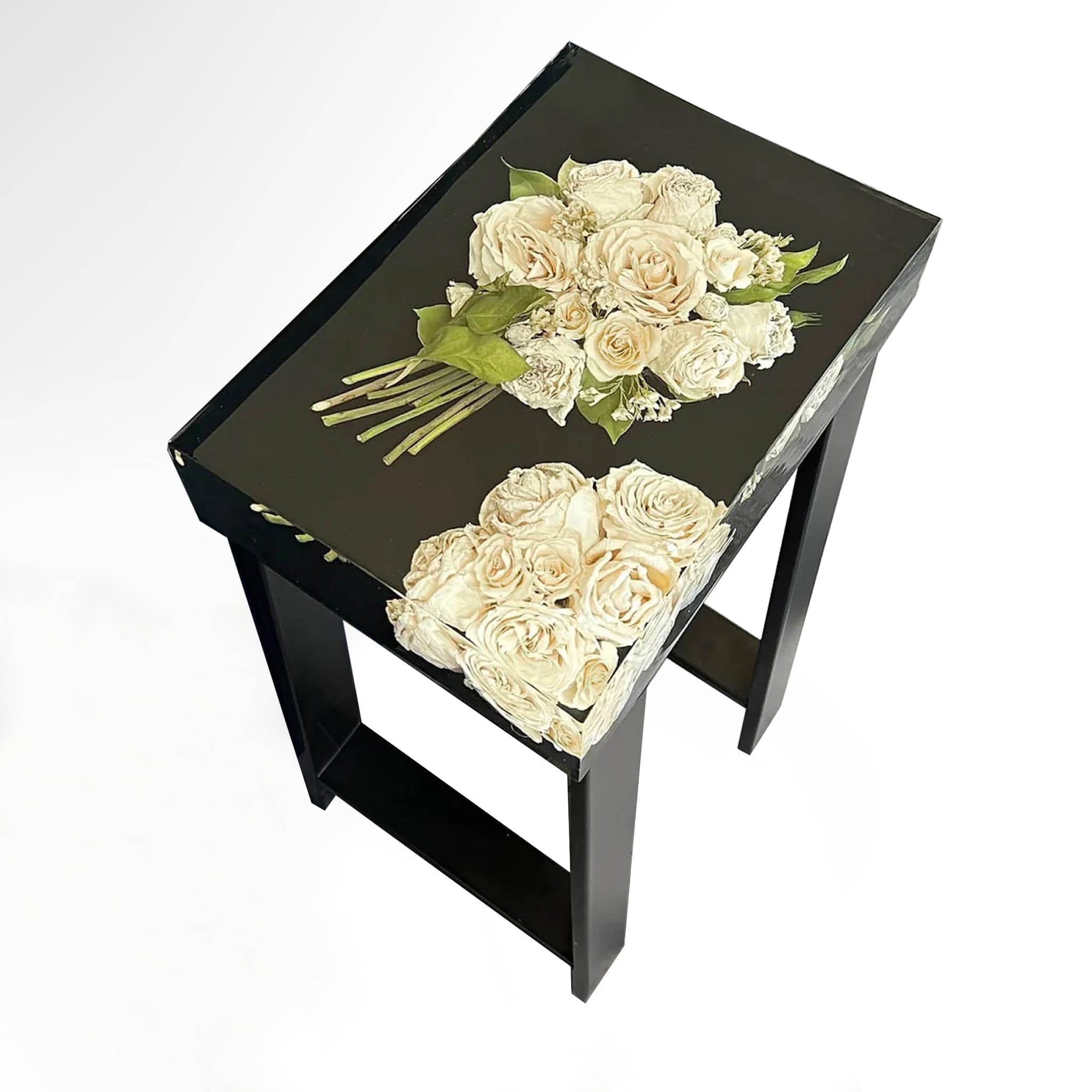 dbandrea Floral Block 14" x 10" Martini Table