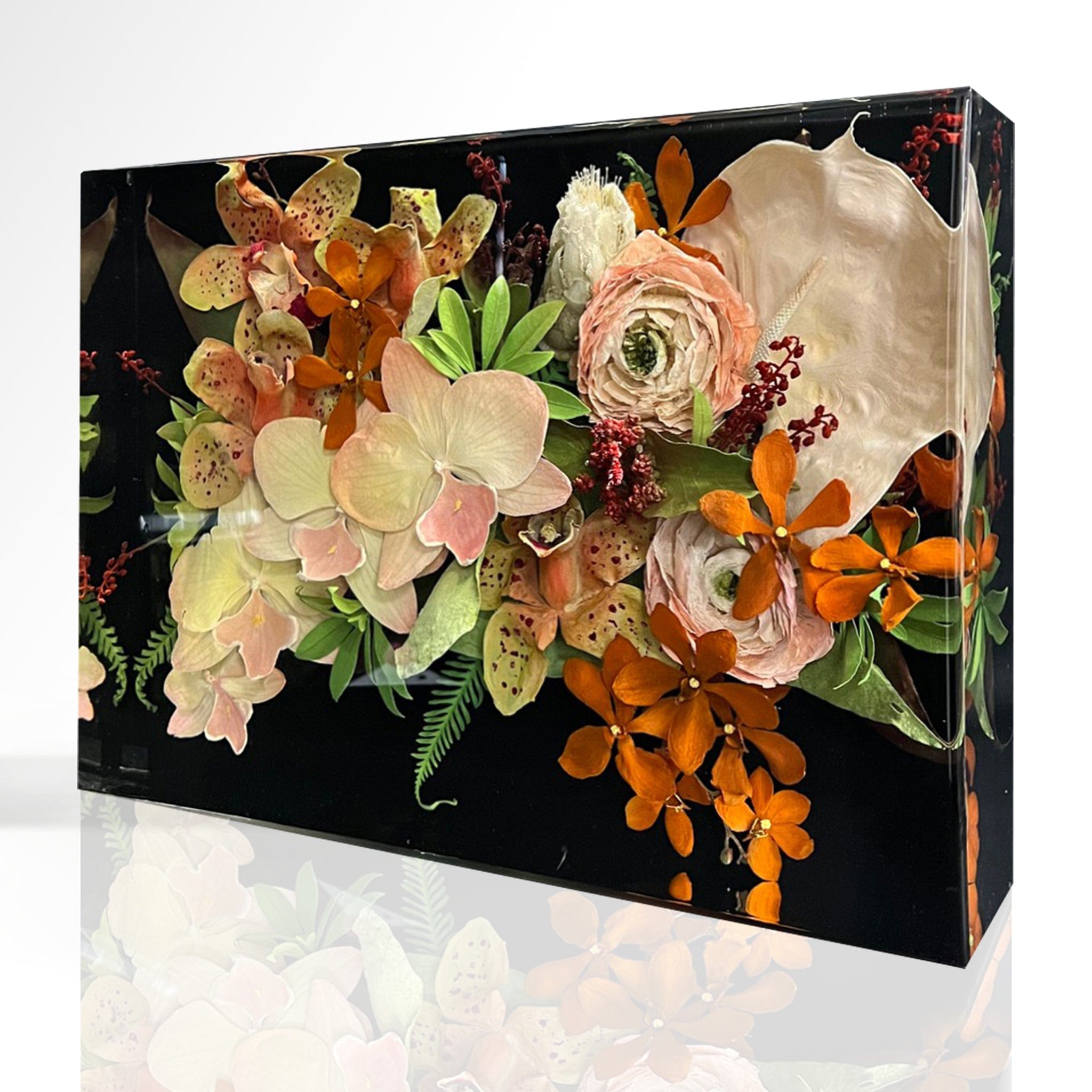 dbandrea Floral Block 14" x 10" Rectangle