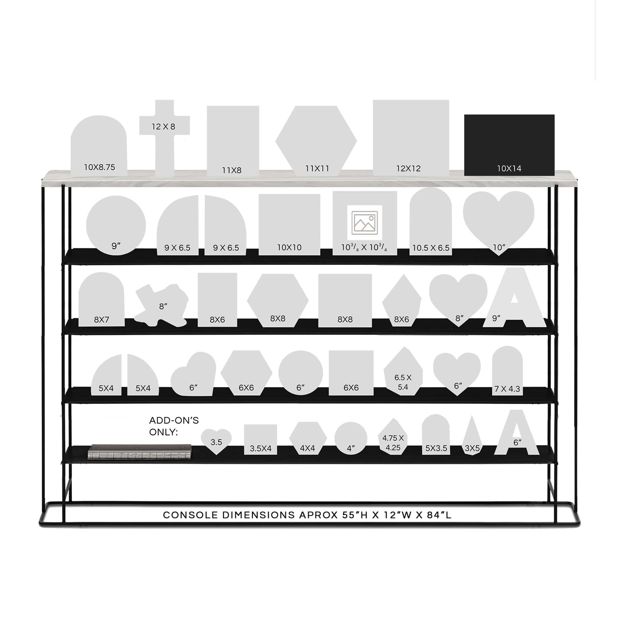 dbandrea Floral Block 14" x 10" Rectangle