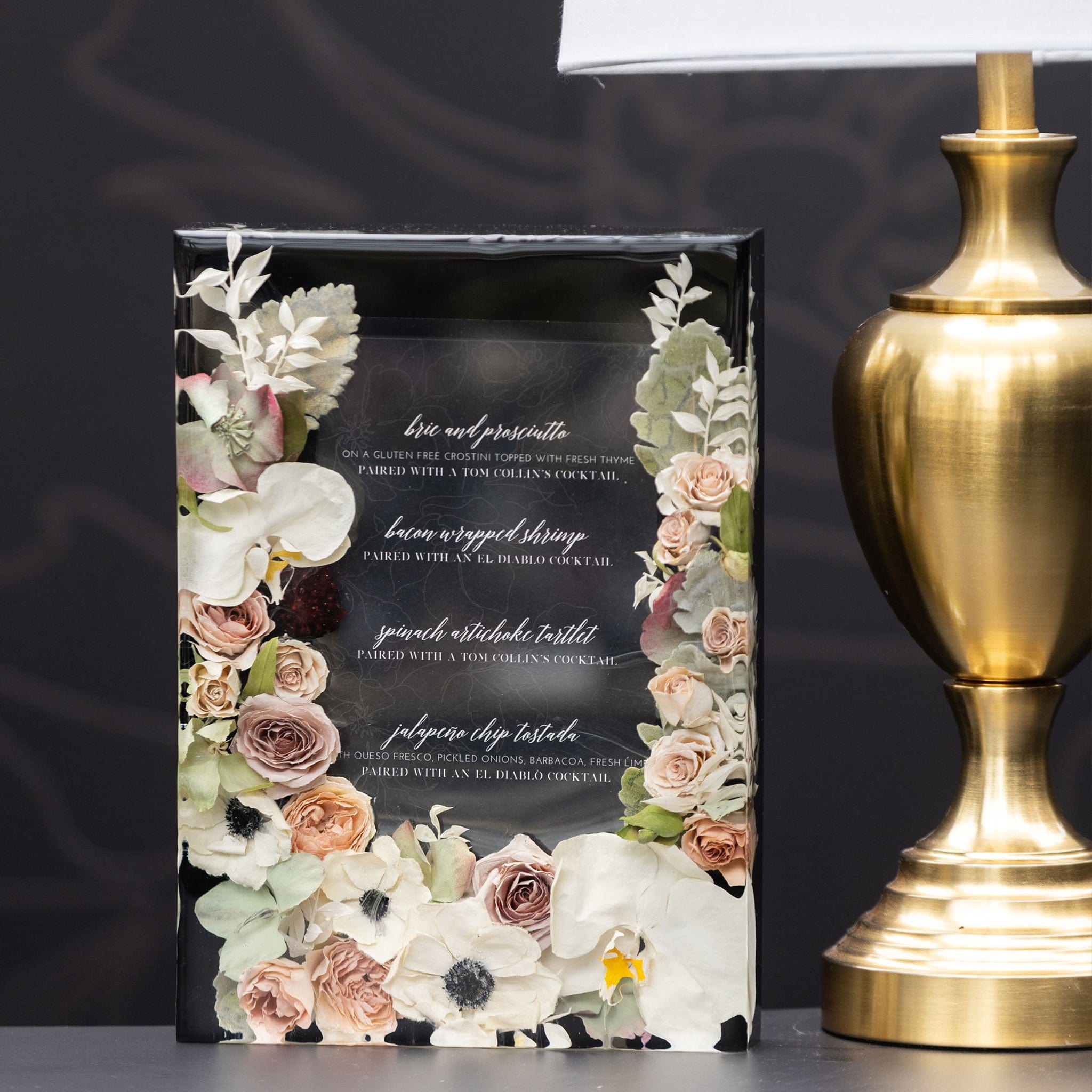 dbandrea Floral Block 14" x 10" Rectangle