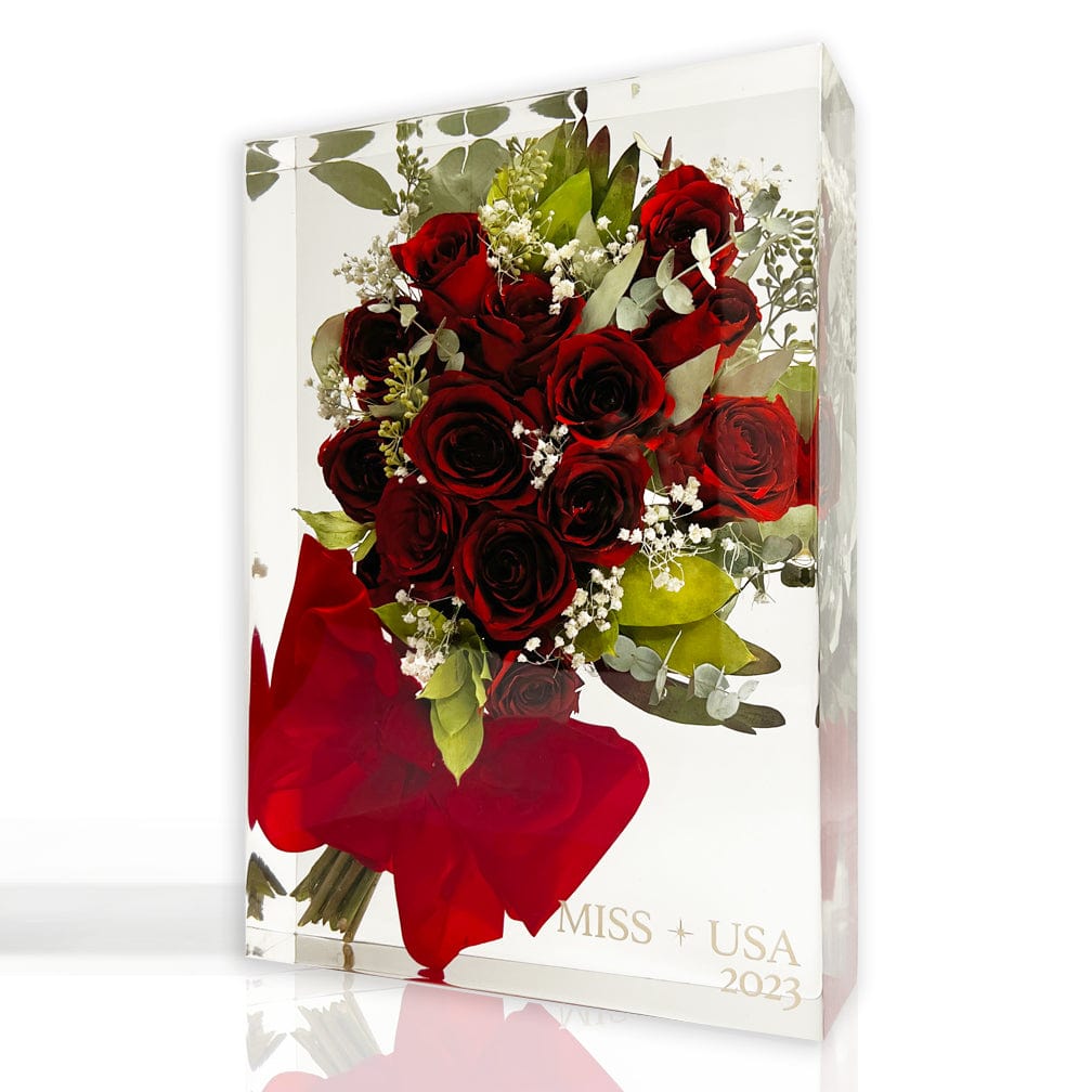 dbandrea Floral Block 14" x 10" Rectangle