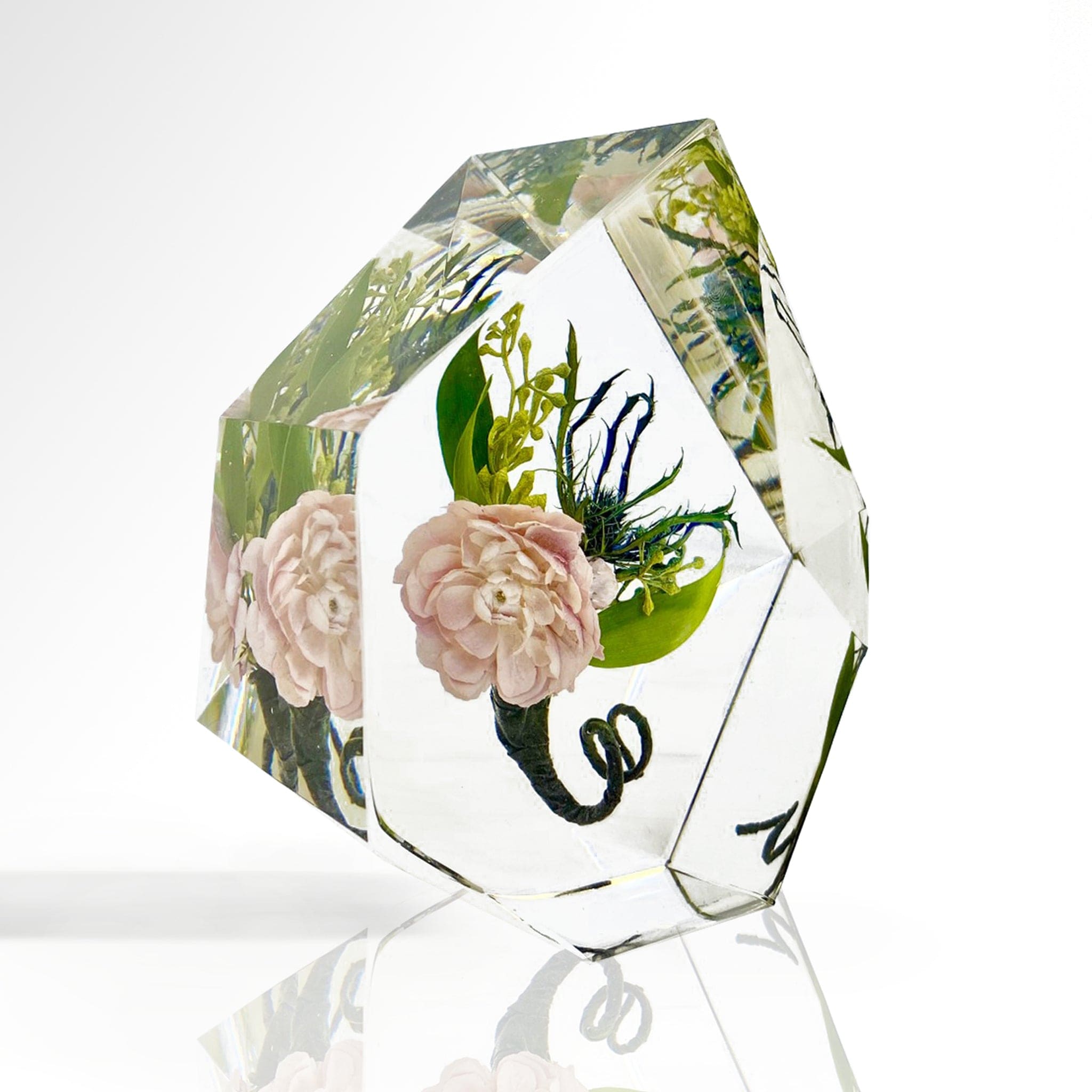 dbandrea Floral Block 4.75" x 4.25" Gem