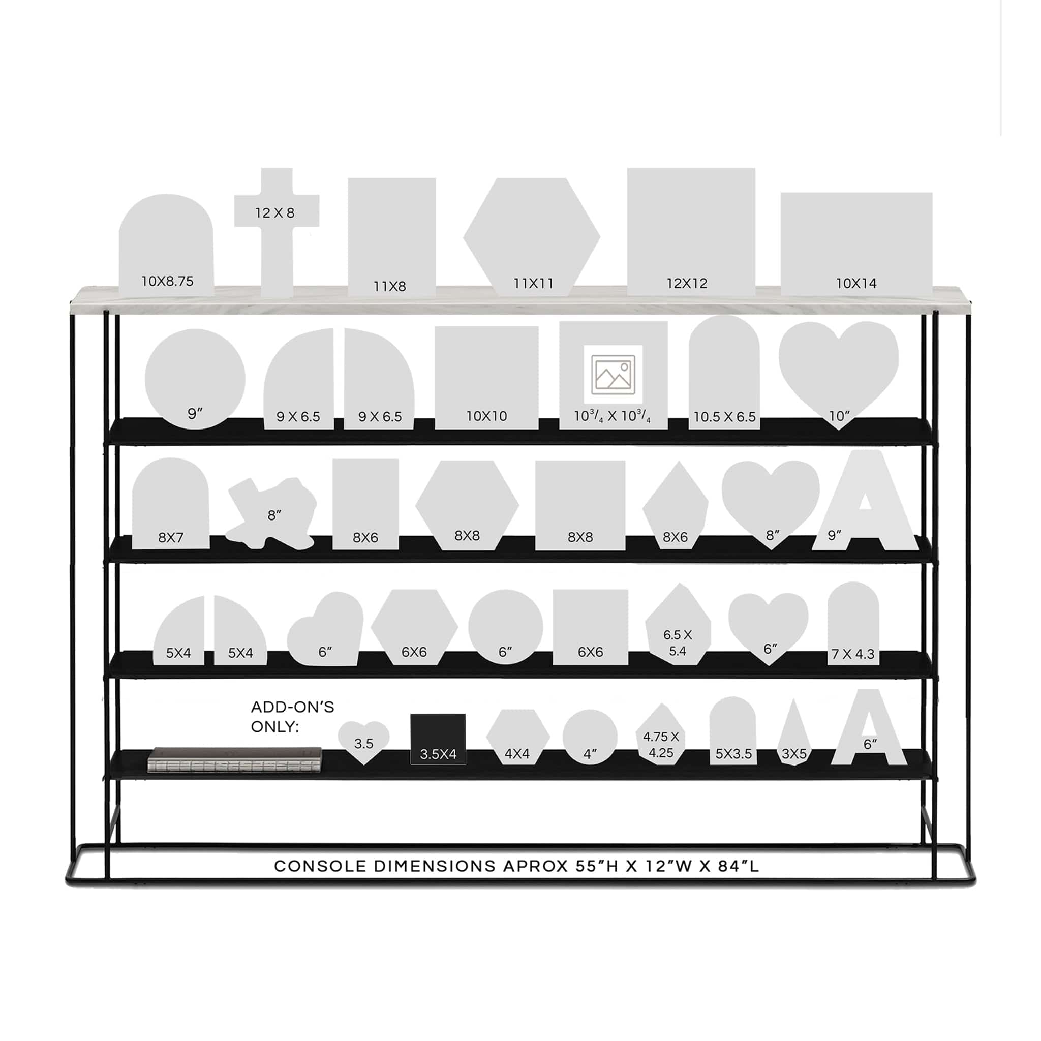 dbandrea Floral Block 4" x 3.5" Rectangle