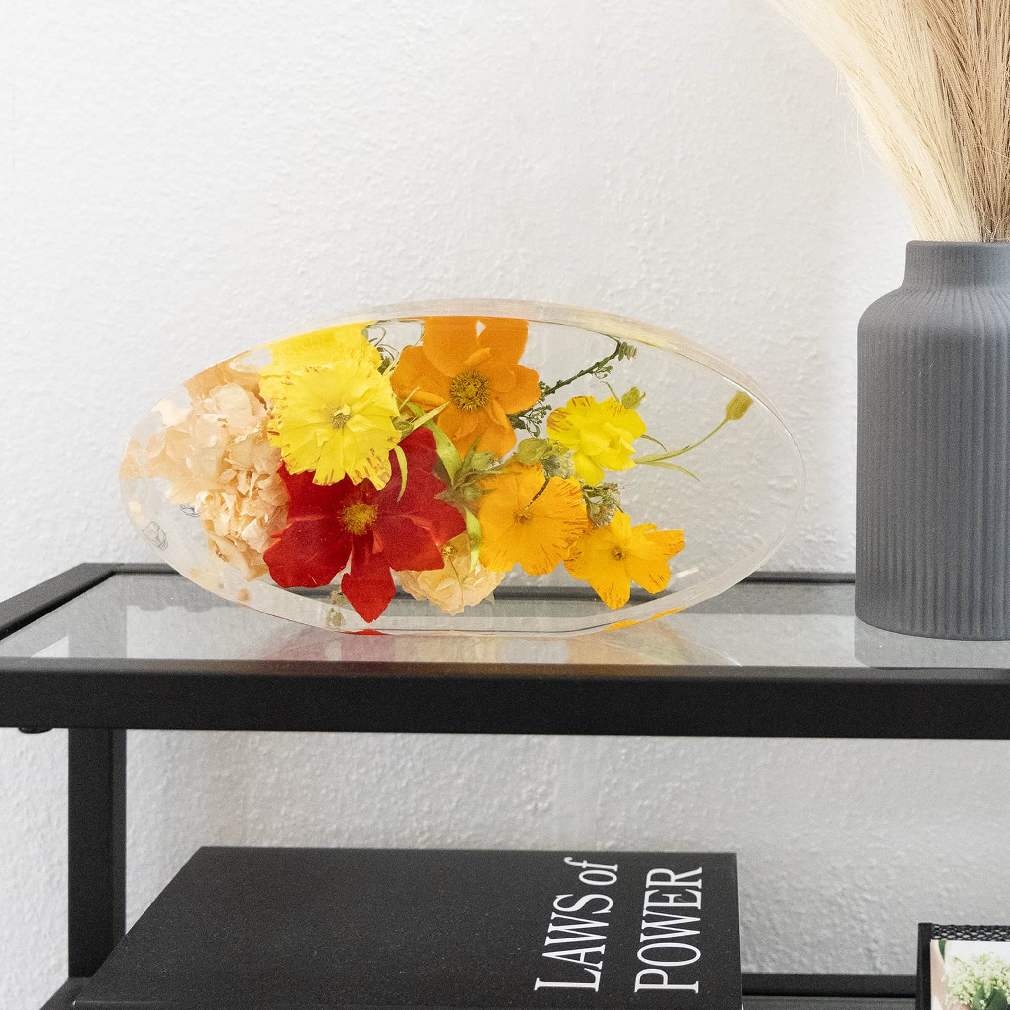 dbandrea Floral Block 5" x 10" Oval