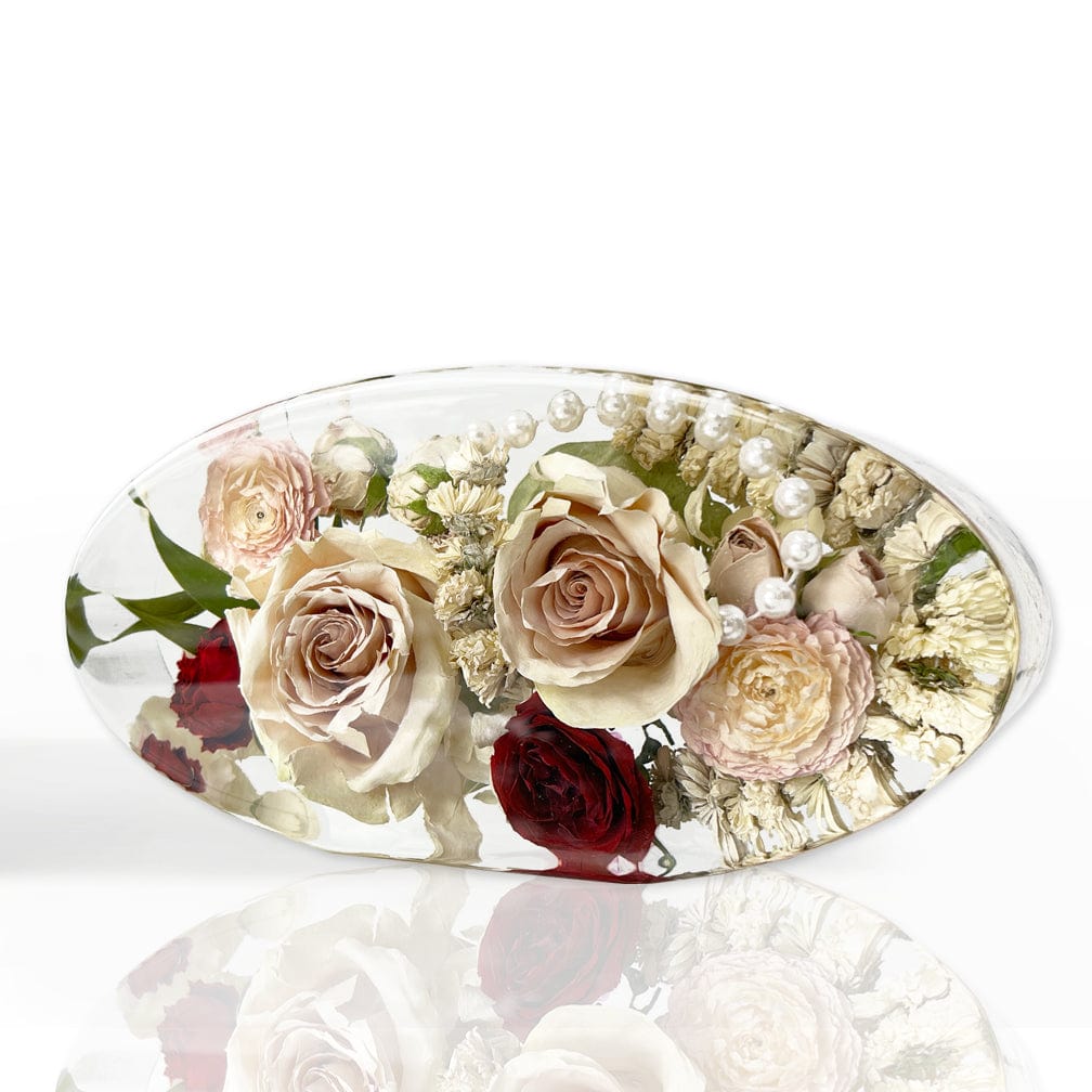 dbandrea Floral Block 5" x 10" Oval