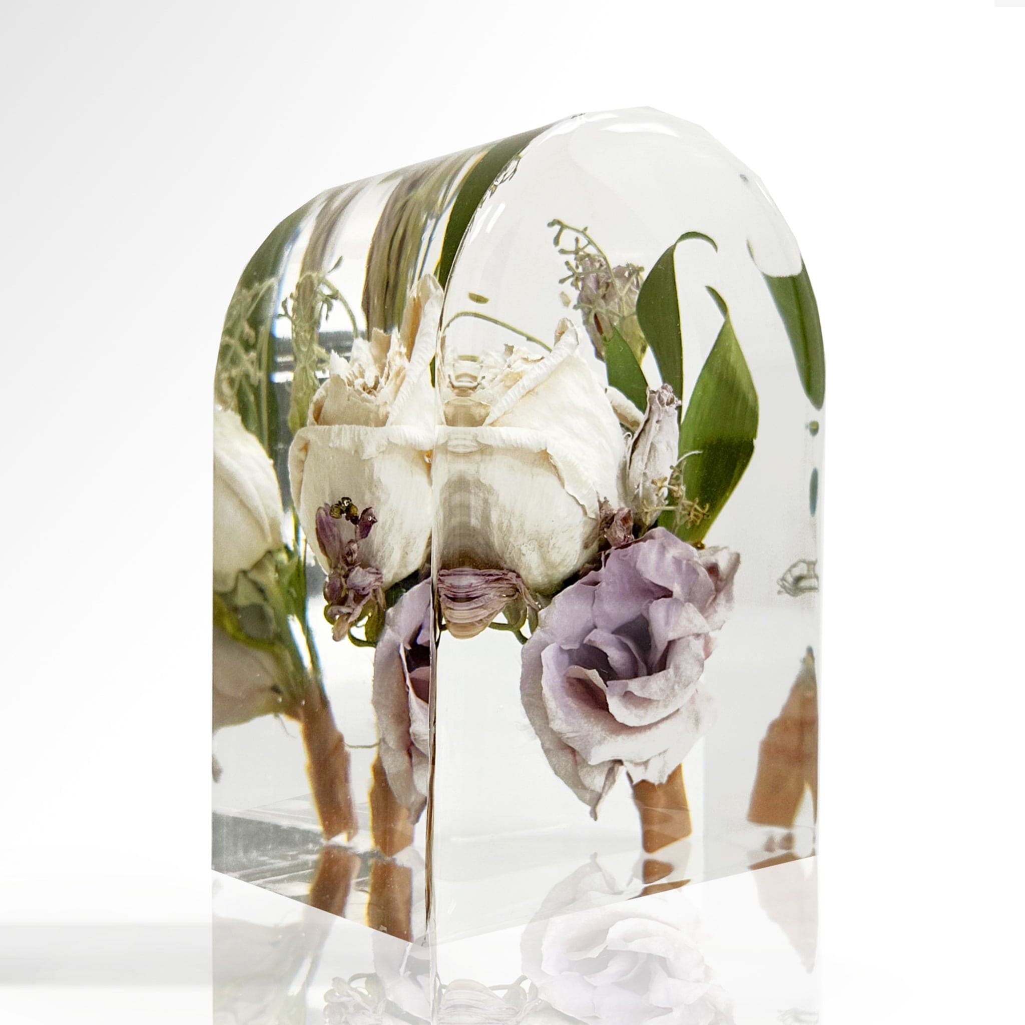 dbandrea Floral Block 5" x 3.5" Arch