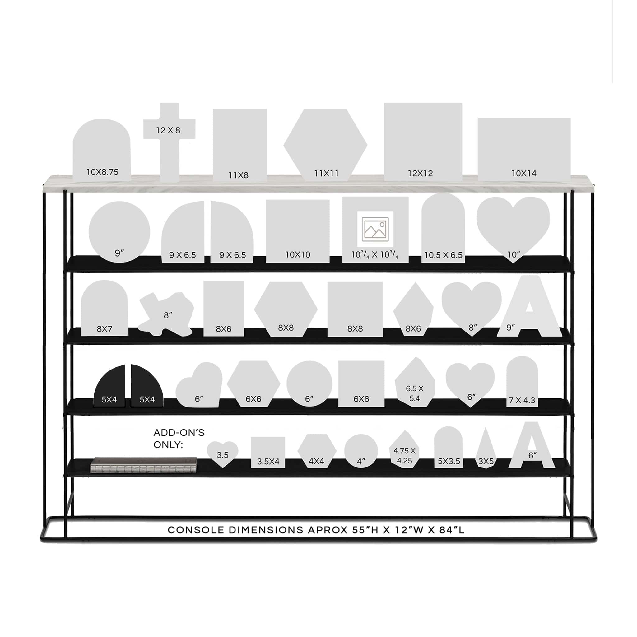 dbandrea Floral Block 5" x 4" Bookends