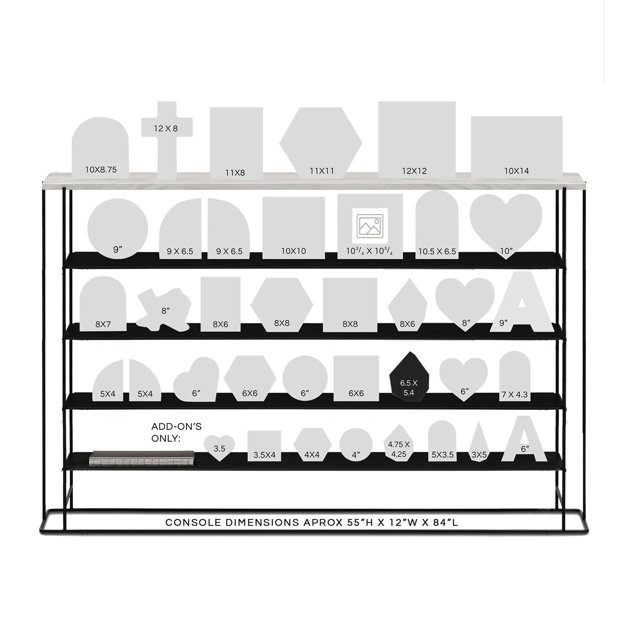 dbandrea Floral Block 6.5" x 5.4" Gem