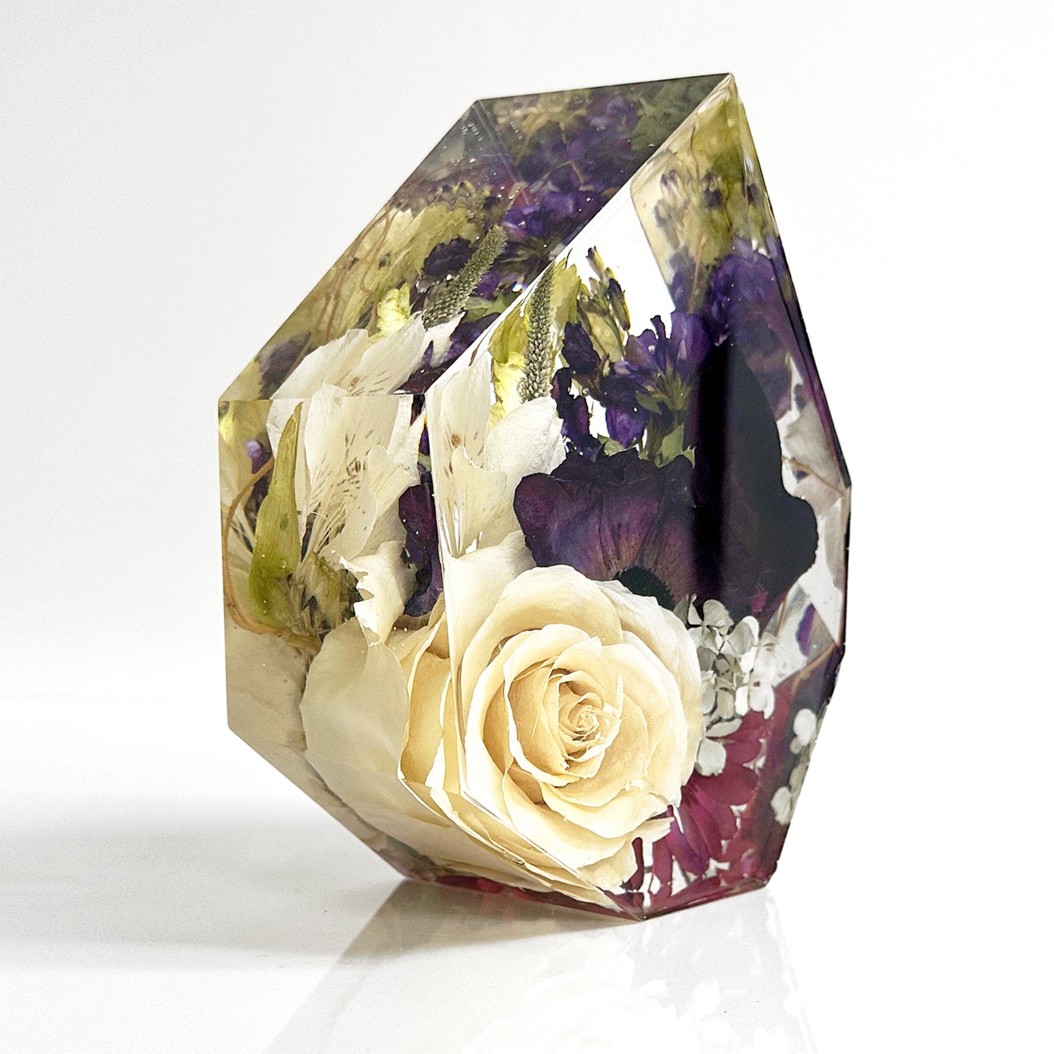 dbandrea Floral Block 6.5" x 5.4" Gem