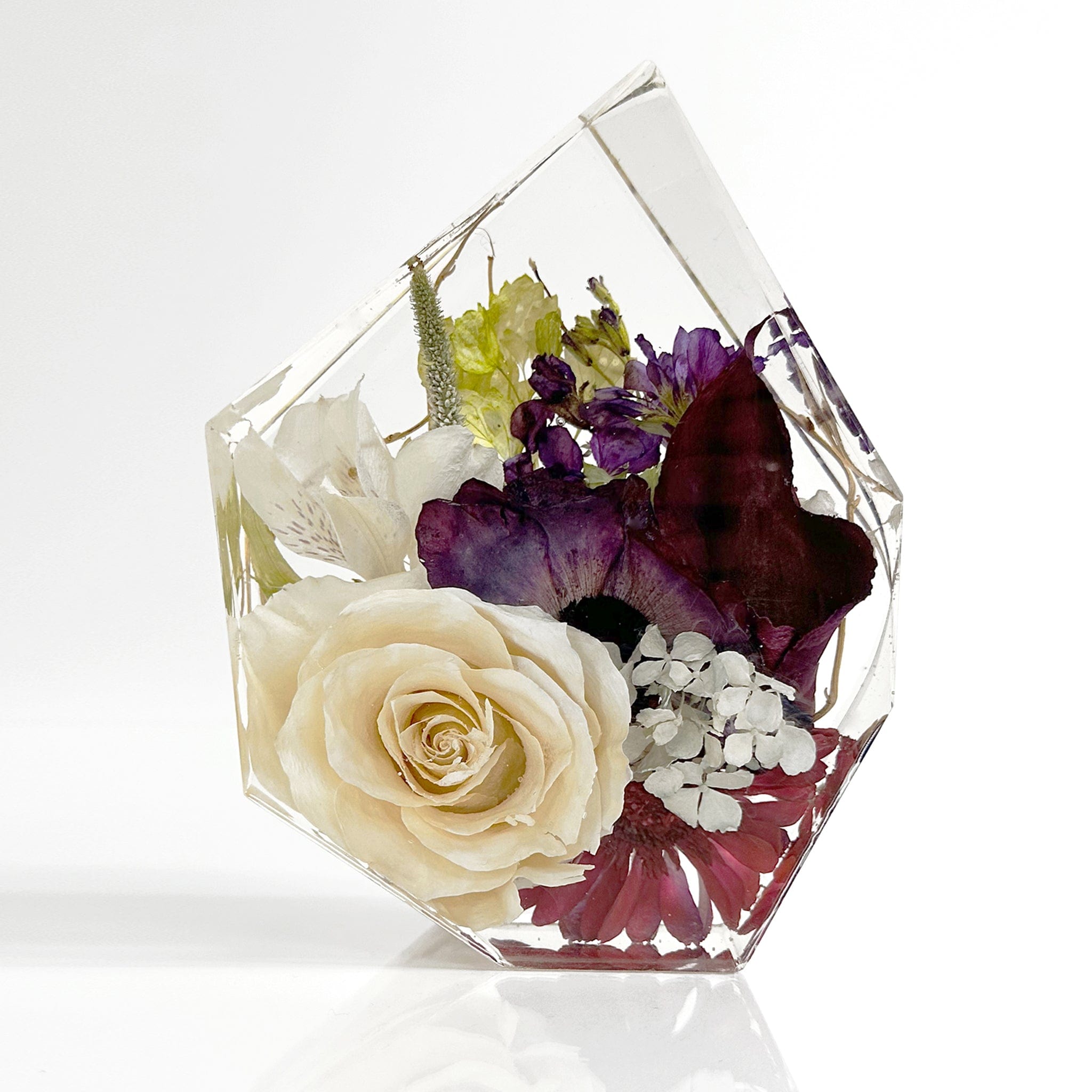 dbandrea Floral Block 6.5" x 5.4" Gem