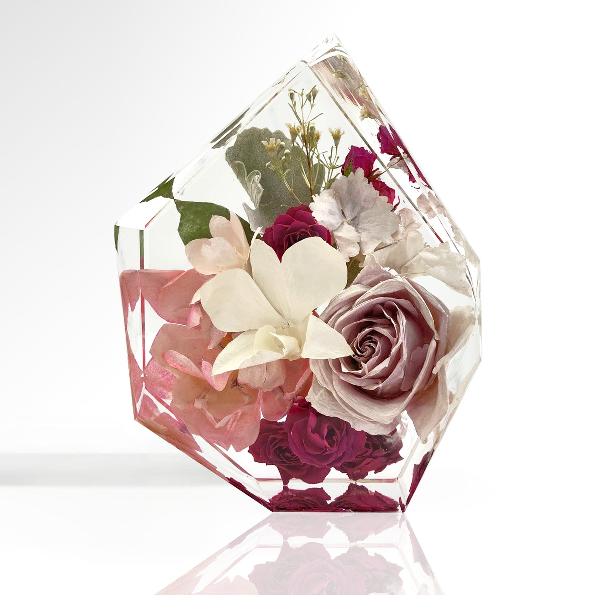 dbandrea Floral Block 6.5" x 5.4" Gem