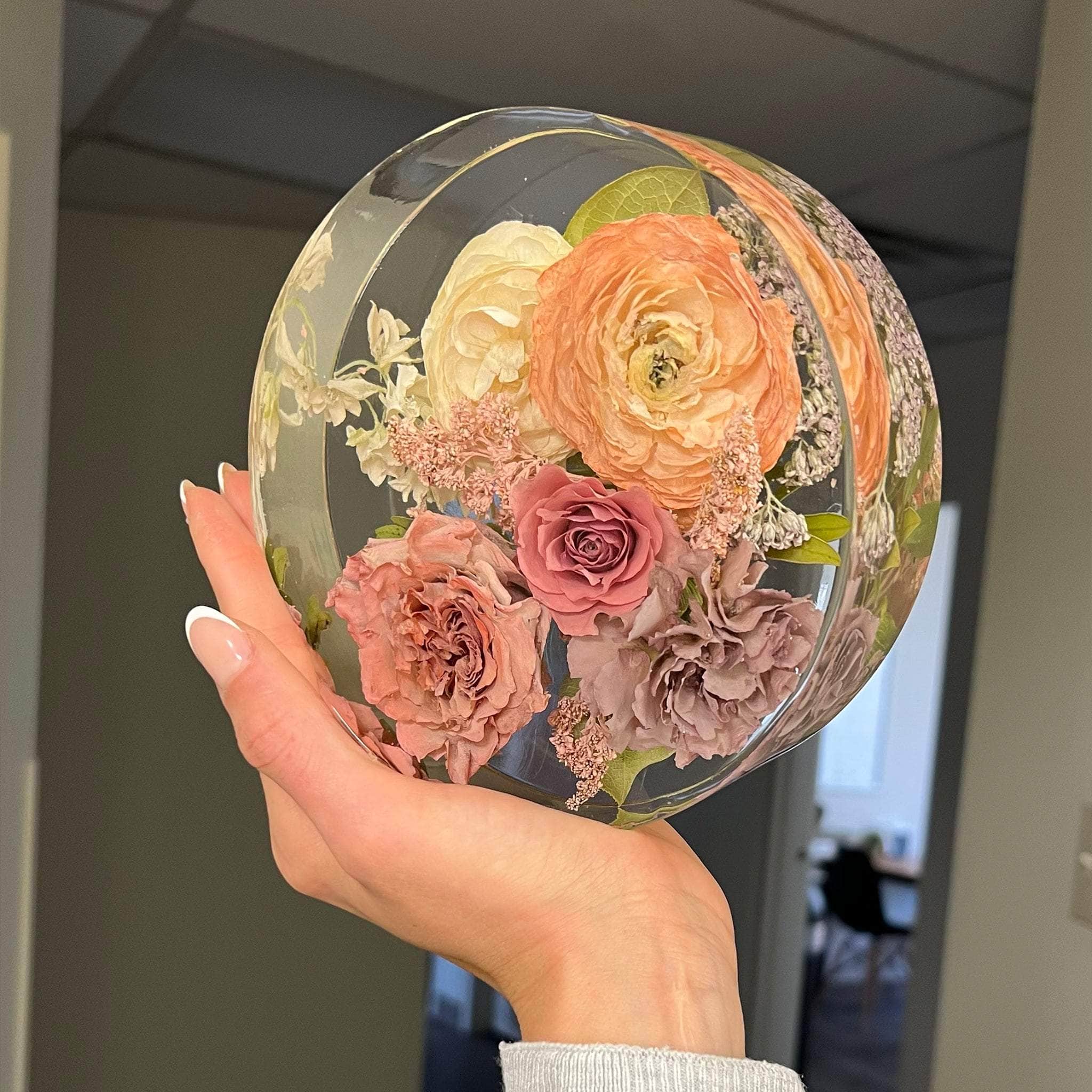 dbandrea Floral Block 6" Circle