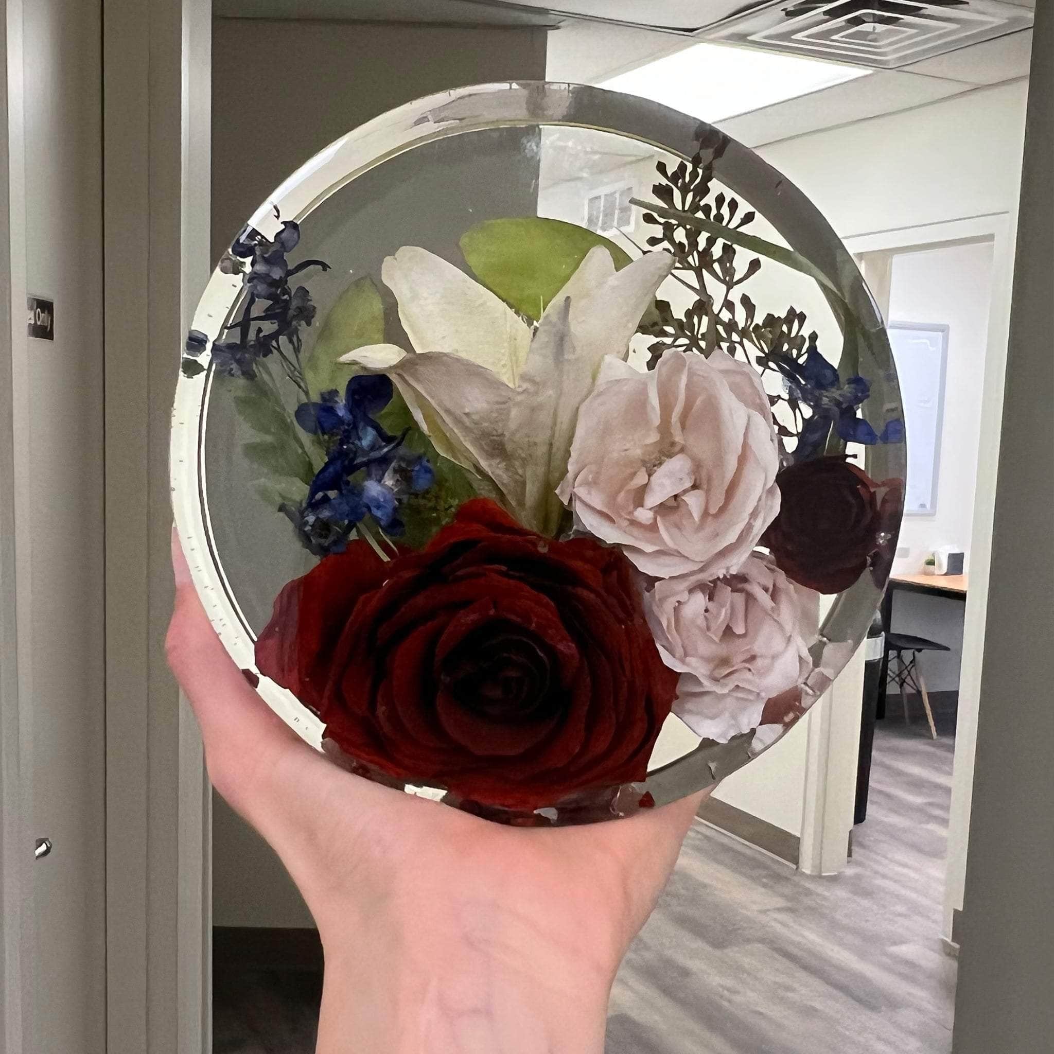 dbandrea Floral Block 6" Circle