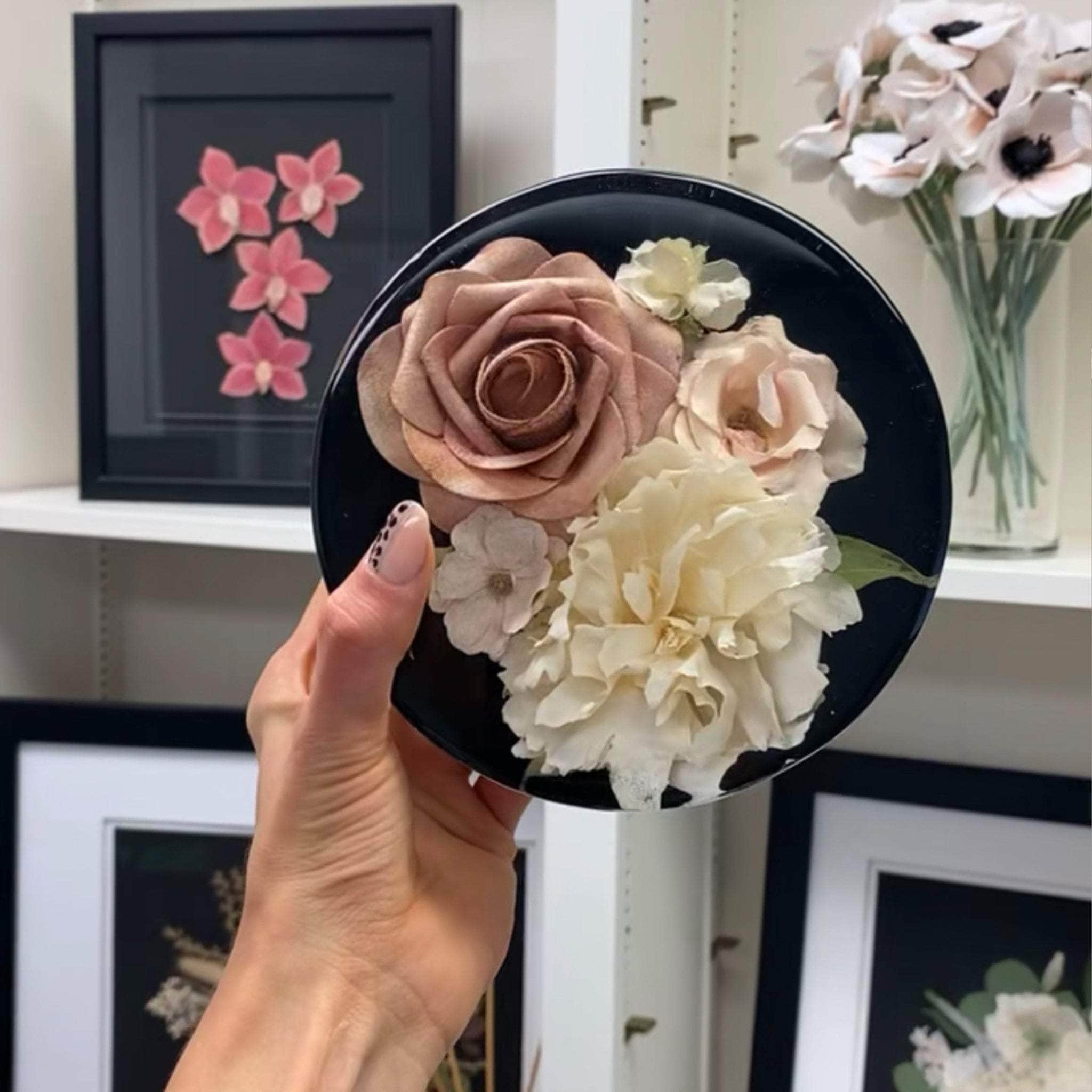 dbandrea Floral Block 6" Circle